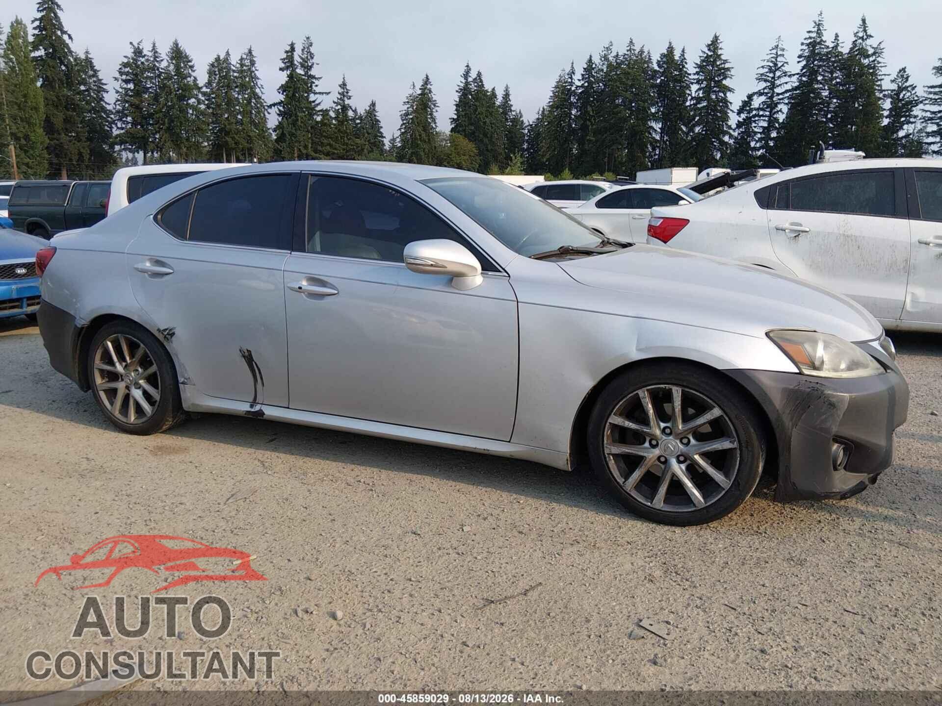 LEXUS IS 250 2012 - JTHCF5C24C5053067