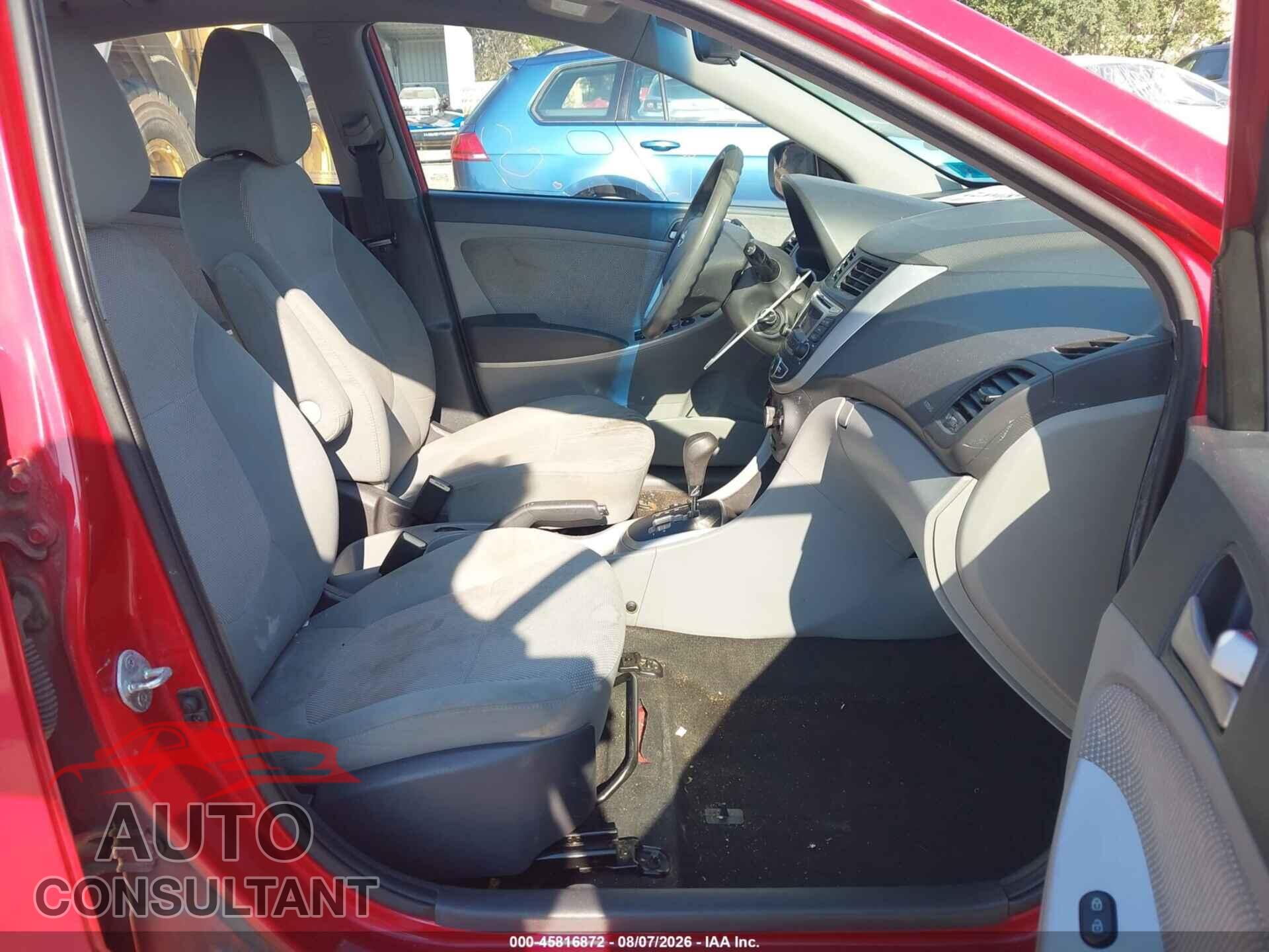 HYUNDAI ACCENT 2014 - KMHCT4AE3EU720197