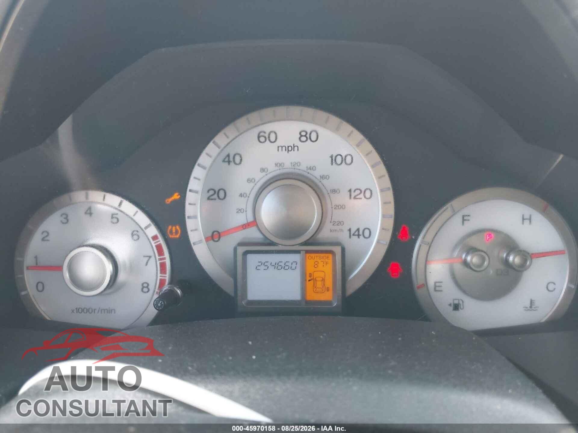 HONDA PILOT 2009 - 5FNYF48599B004863