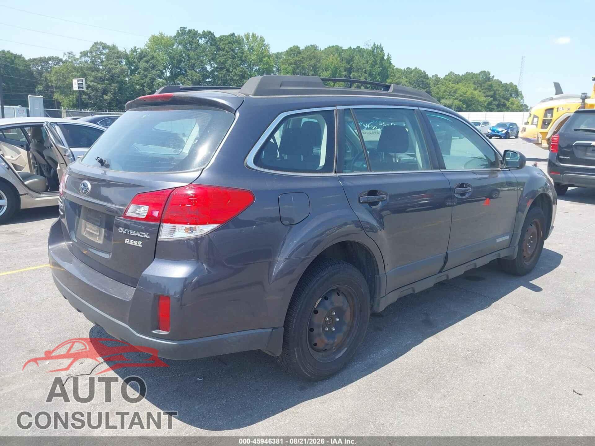 SUBARU OUTBACK 2011 - 4S4BRBAC8B3413395