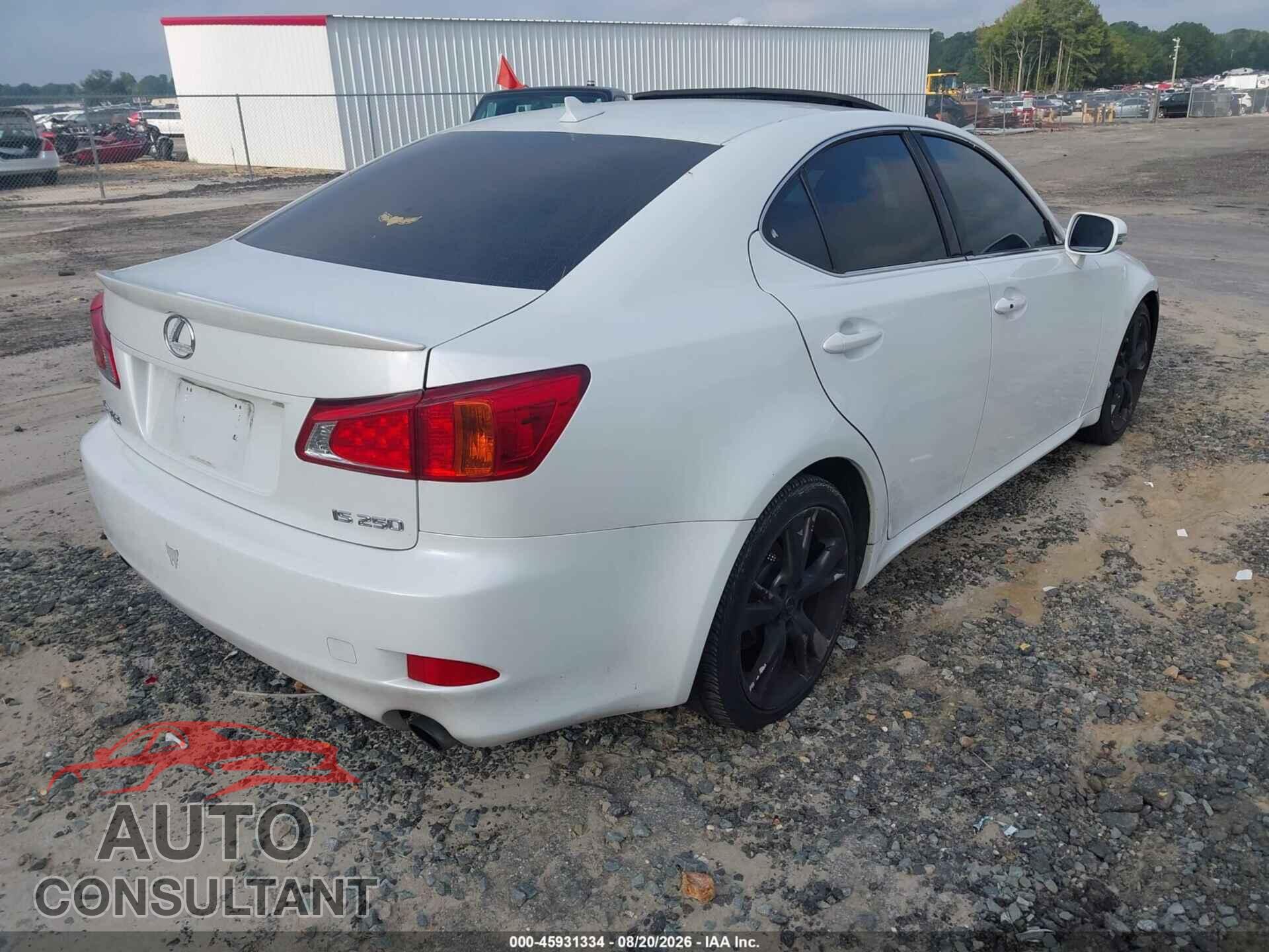LEXUS IS 250 2009 - JTHBK262792093414
