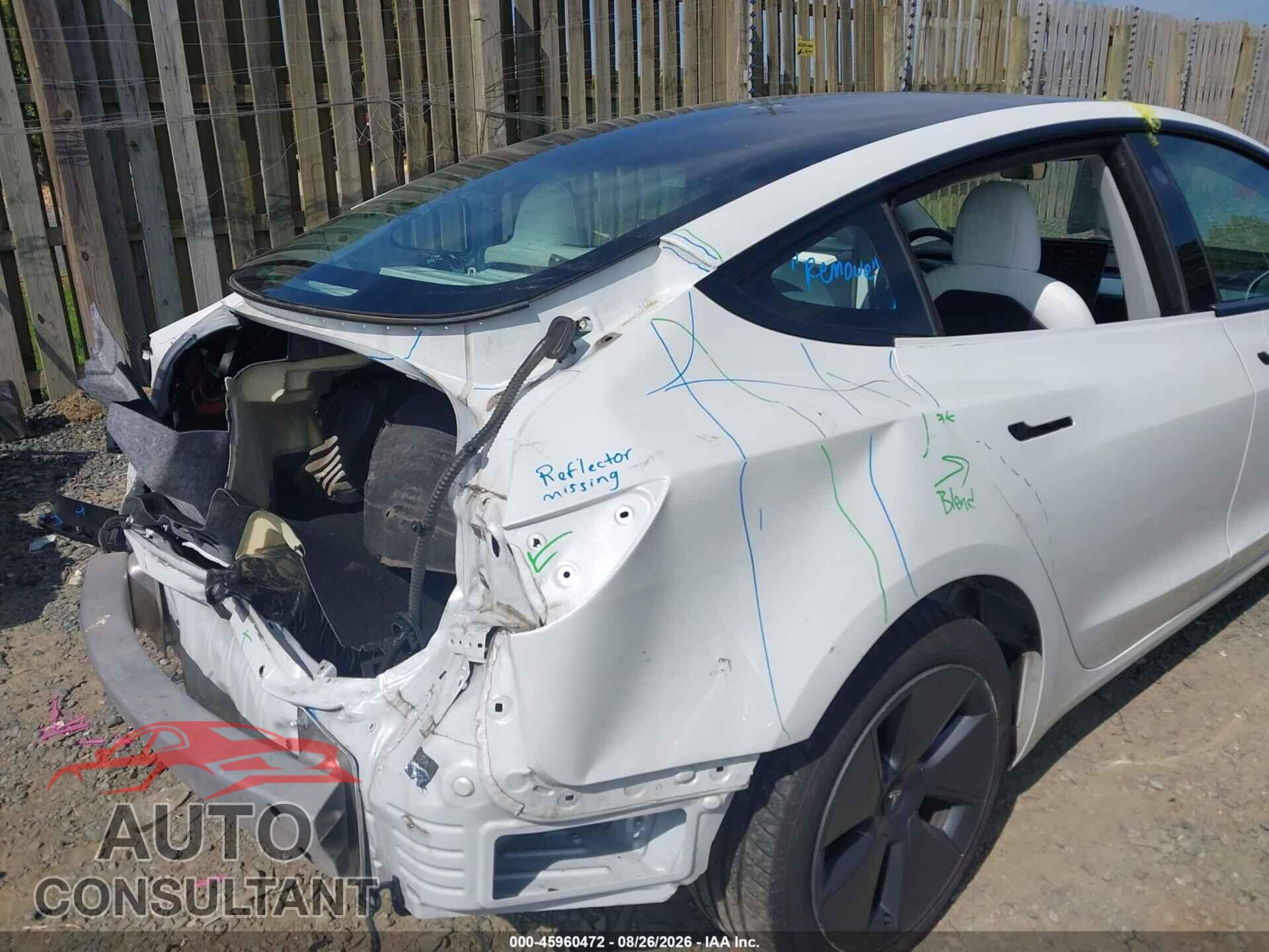 TESLA MODEL 3 2021 - 5YJ3E1EA1MF030072