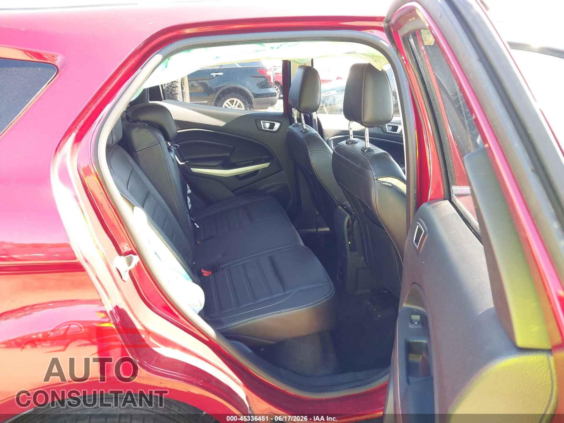 FORD ECOSPORT 2021 - MAJ6S3KL4MC453013