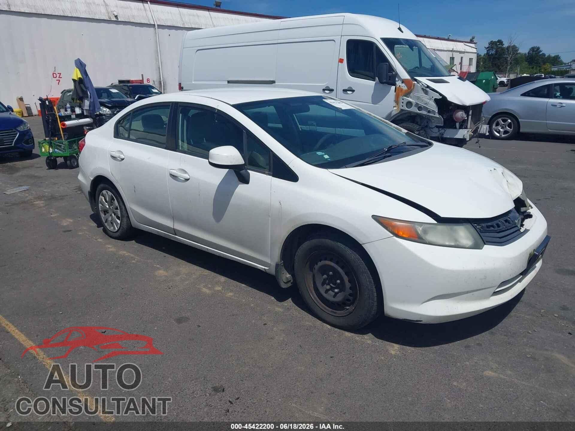 HONDA CIVIC 2012 - 19XFB2F5XCE330775