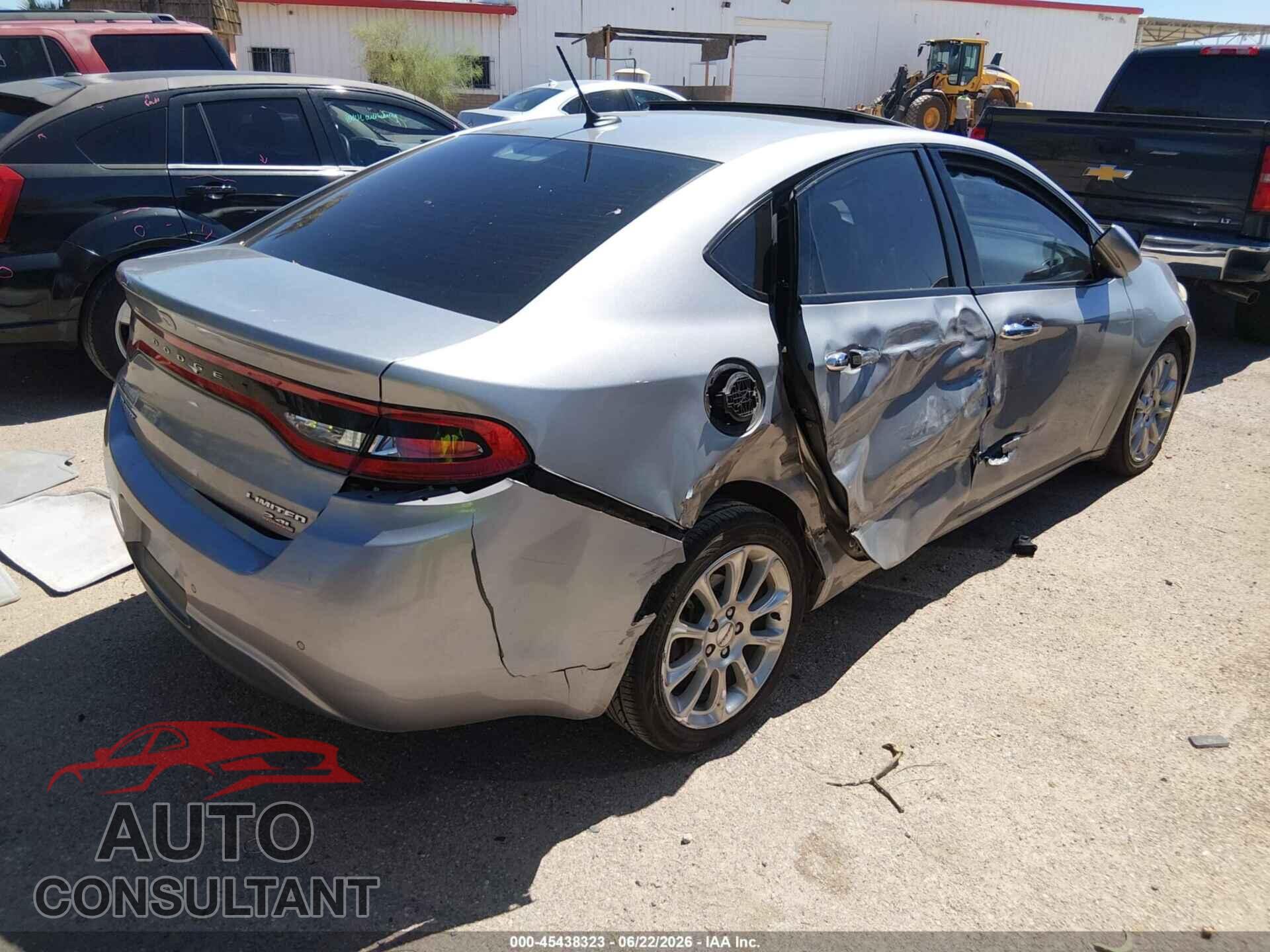DODGE DART 2014 - 1C3CDFCB3ED791789