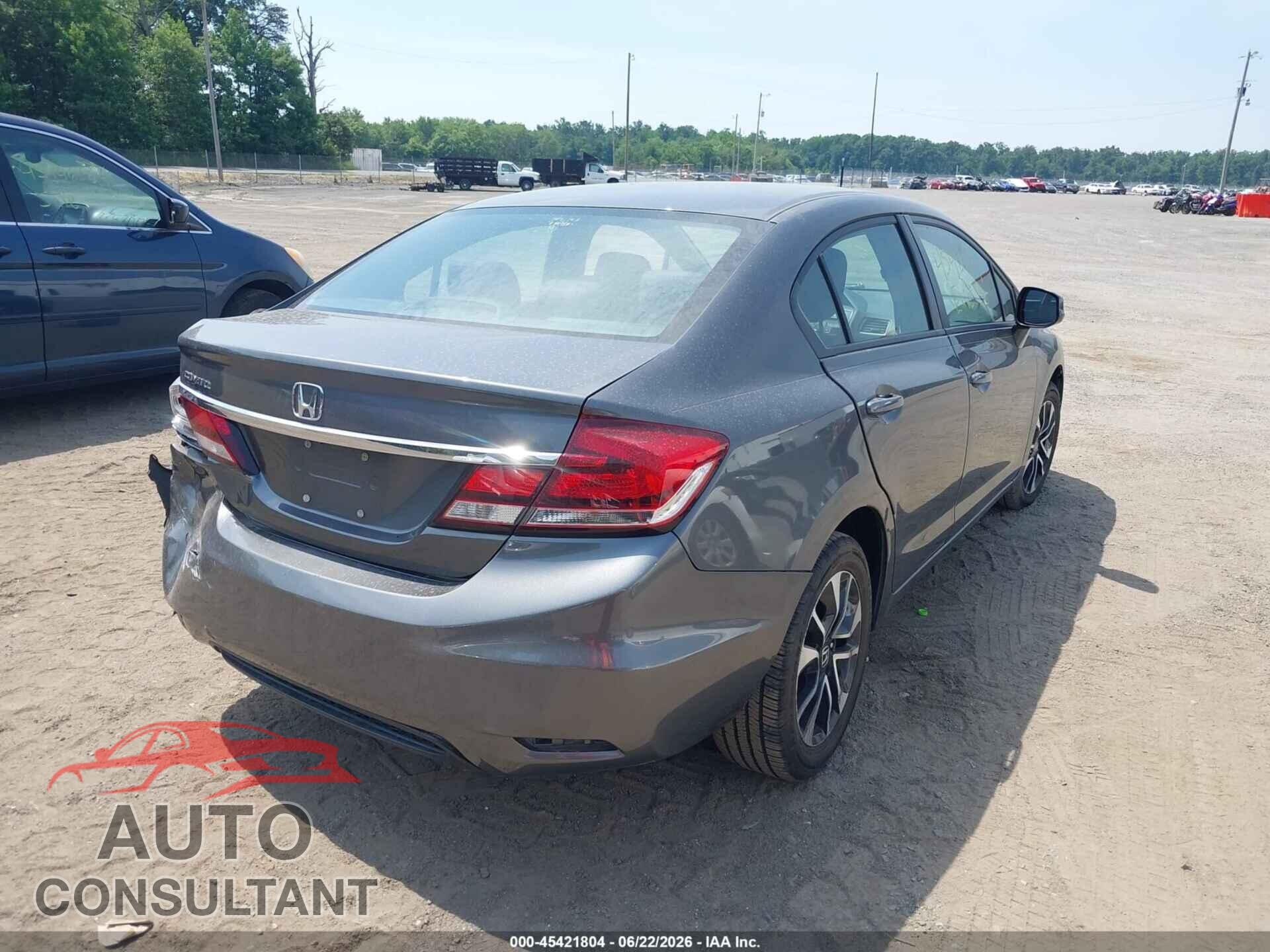 HONDA CIVIC 2013 - 2HGFB2F89DH502571