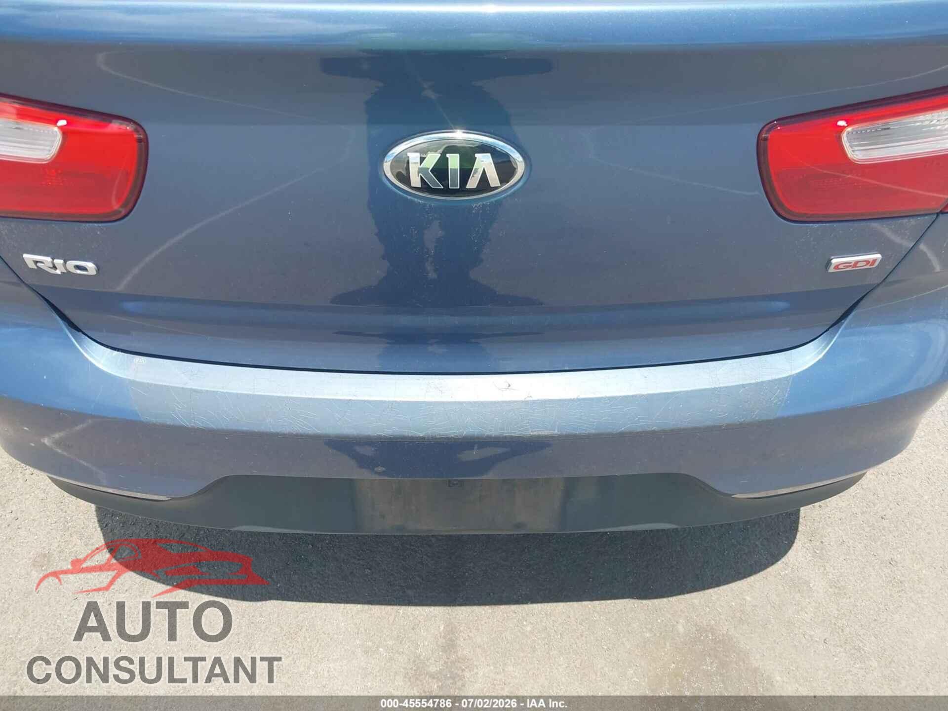 KIA RIO 2016 - KNADM4A37G6676052