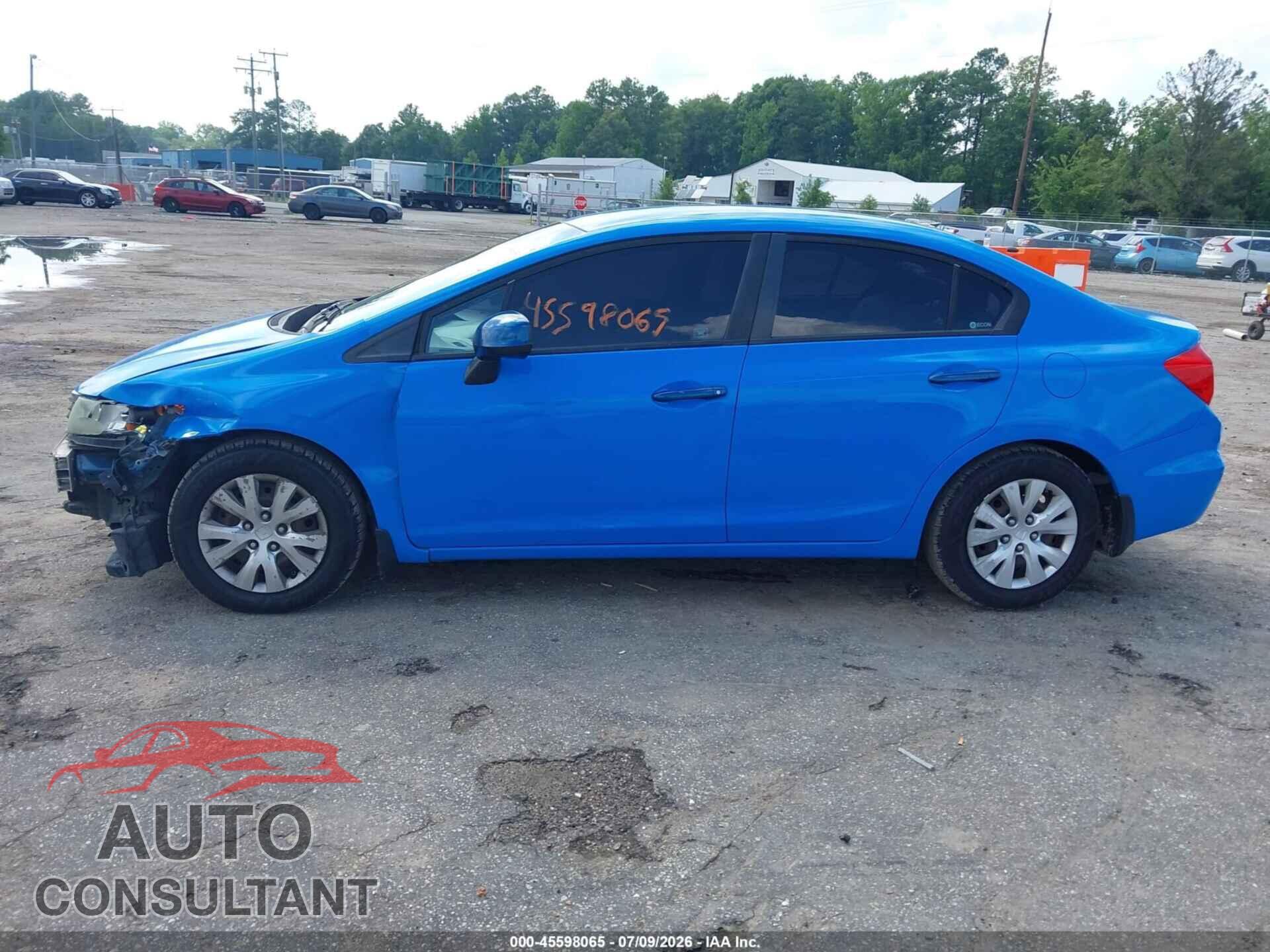 HONDA CIVIC 2012 - 19XFB2F55CE060774