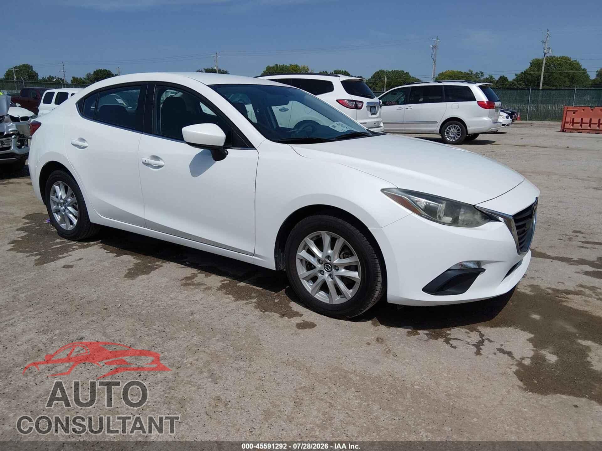 MAZDA MAZDA3 2014 - JM1BM1V71E1111067
