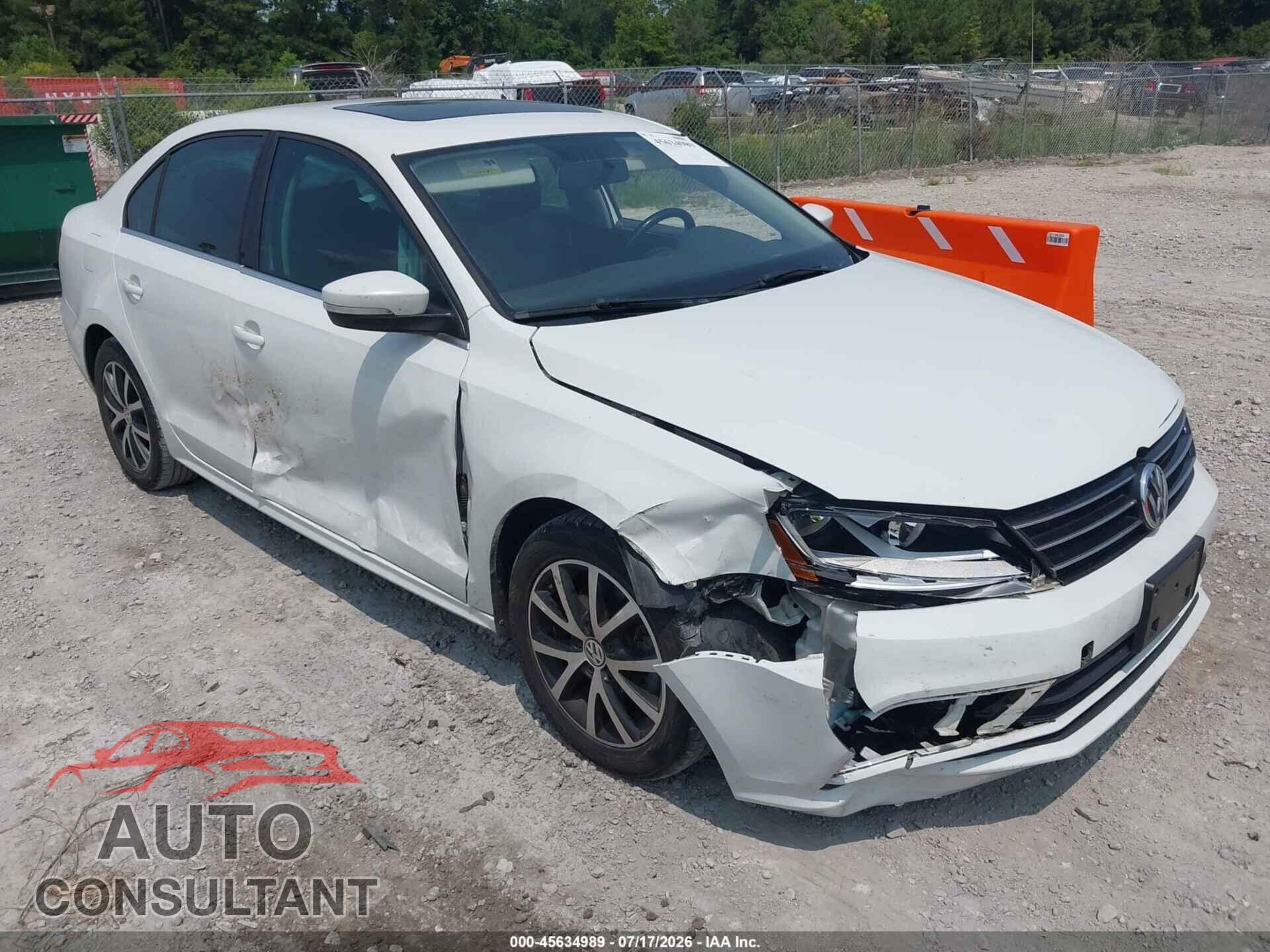 VOLKSWAGEN JETTA 2017 - 3VWB67AJ2HM209110