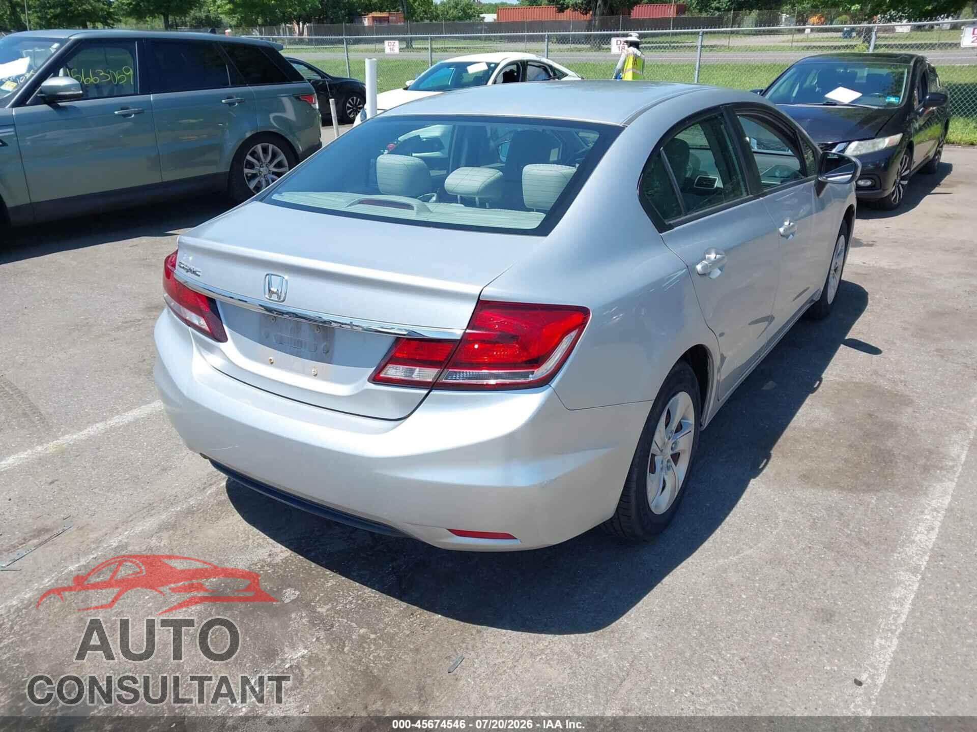 HONDA CIVIC 2014 - 2HGFB2F54EH540992