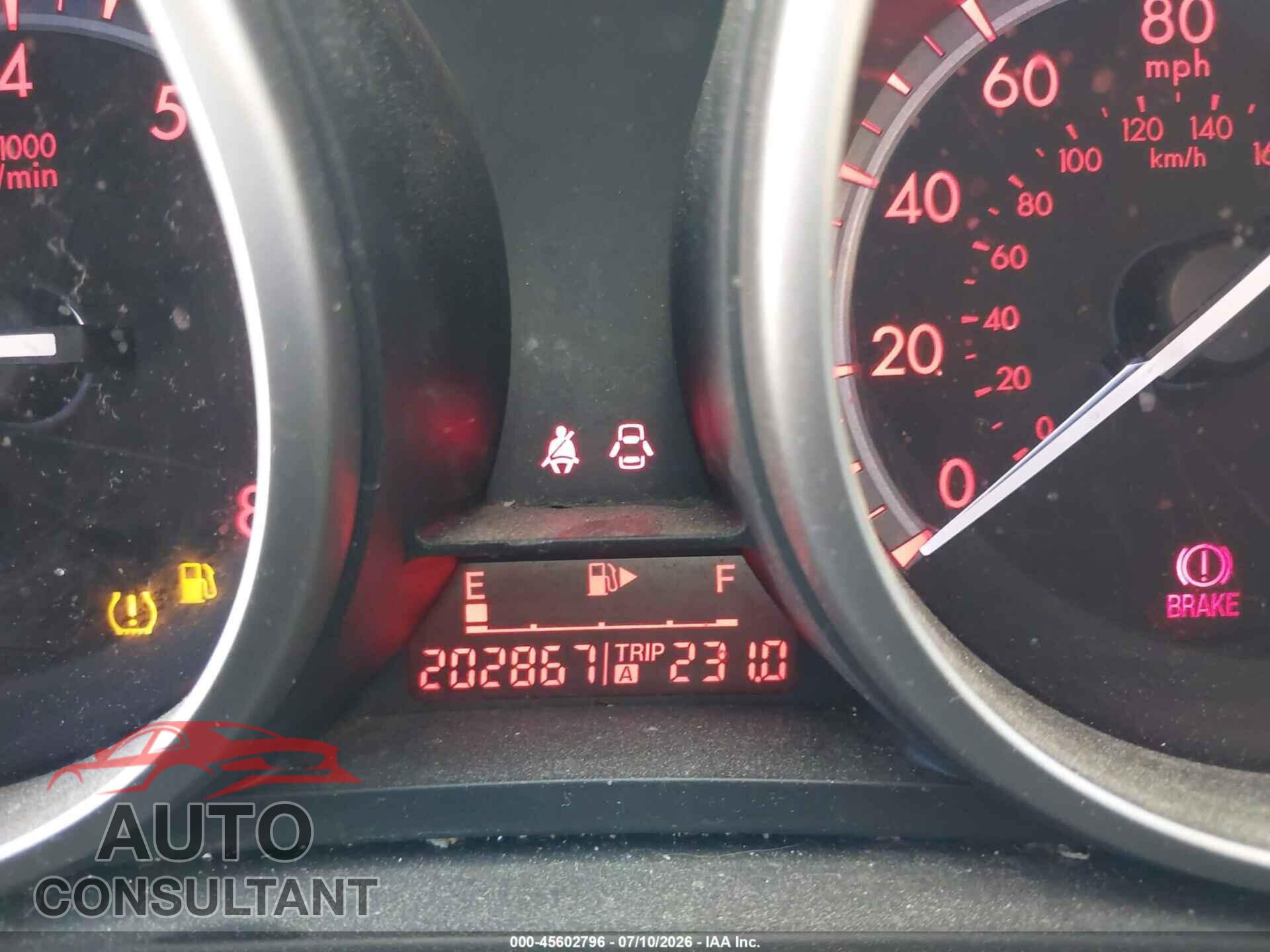 MAZDA MAZDA3 2010 - JM1BL1S64A1351982