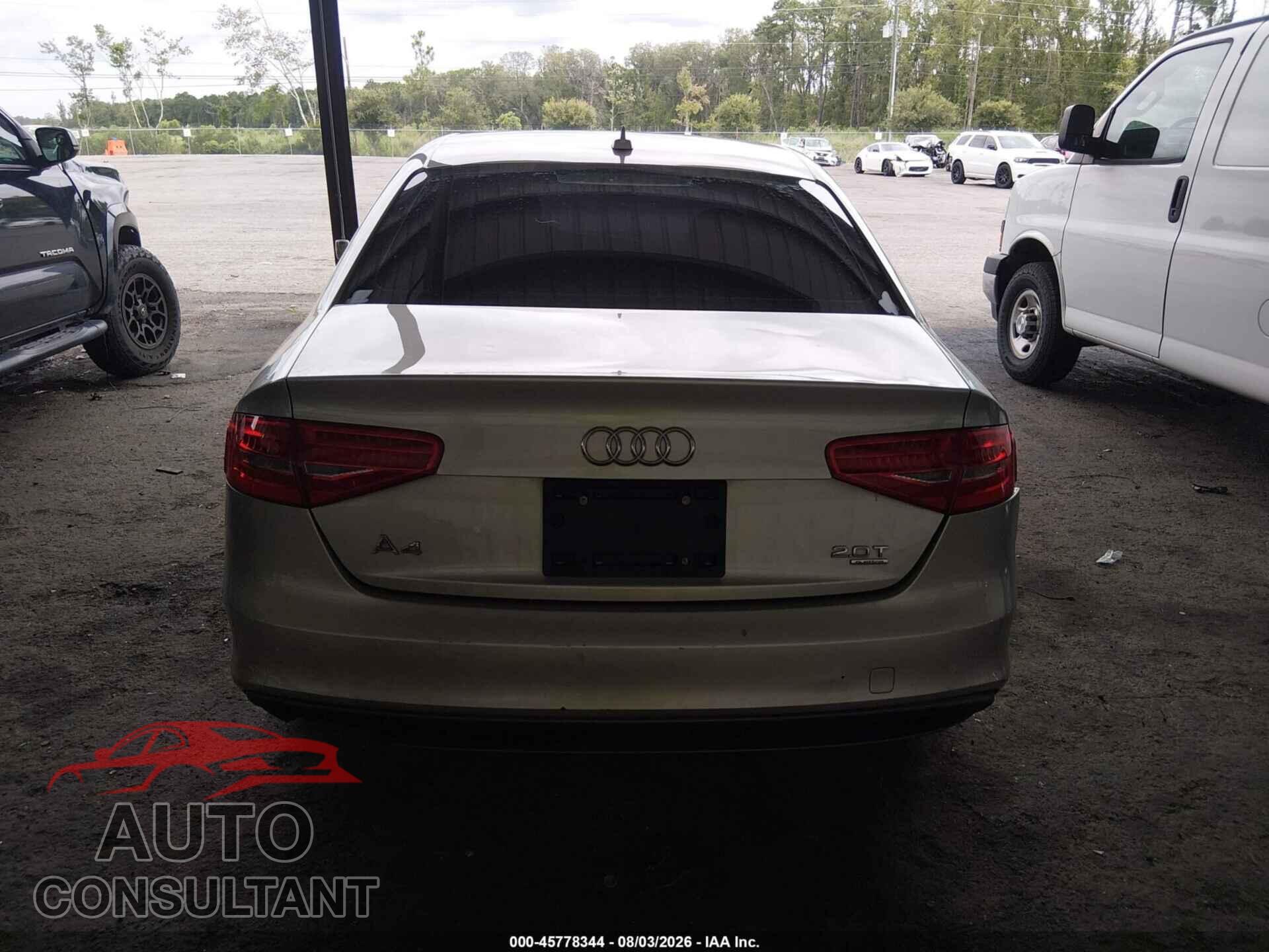 AUDI A4 2015 - WAUBFAFL5FN009767