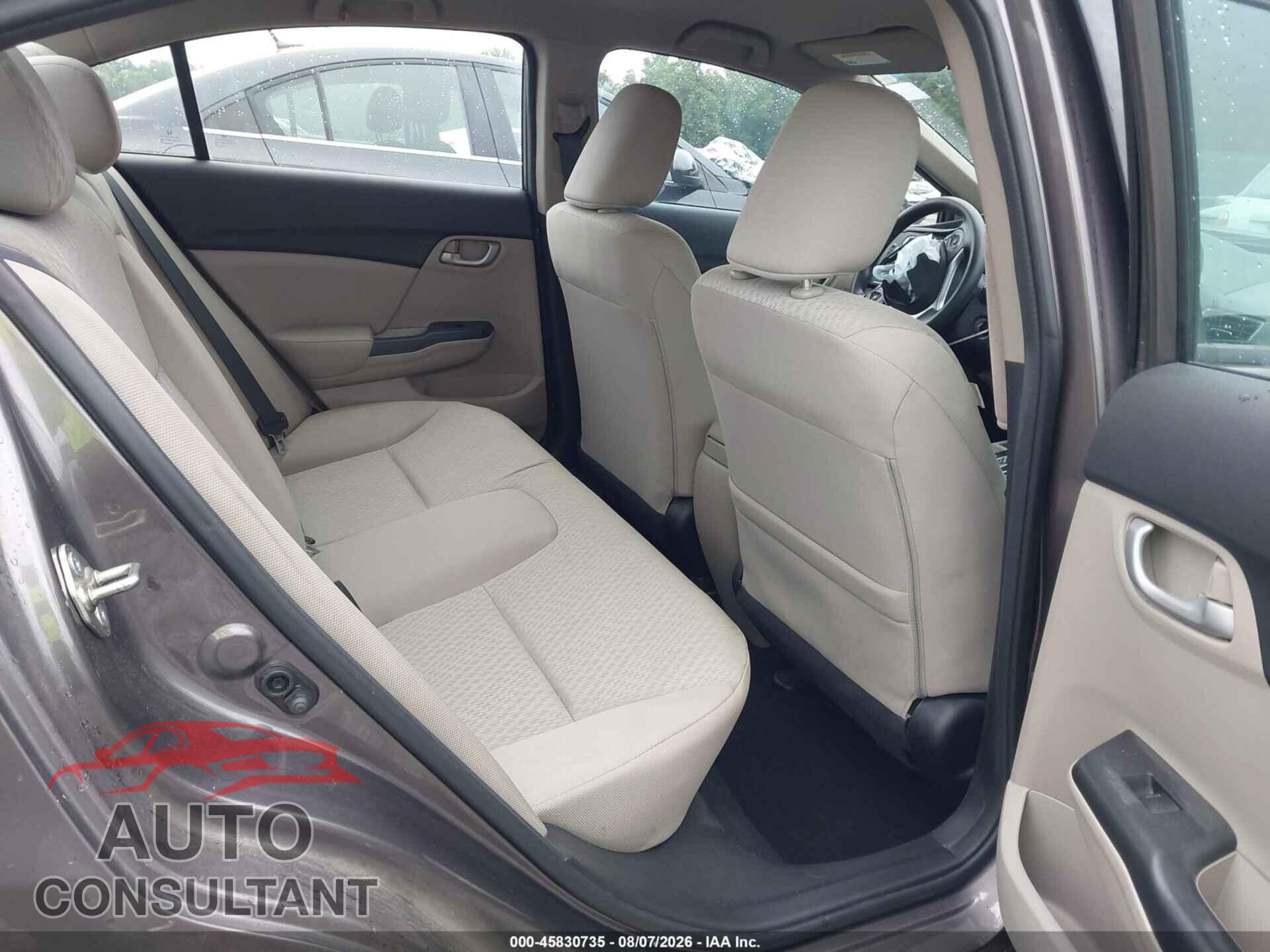 HONDA CIVIC 2015 - 19XFB2F5XFE003989