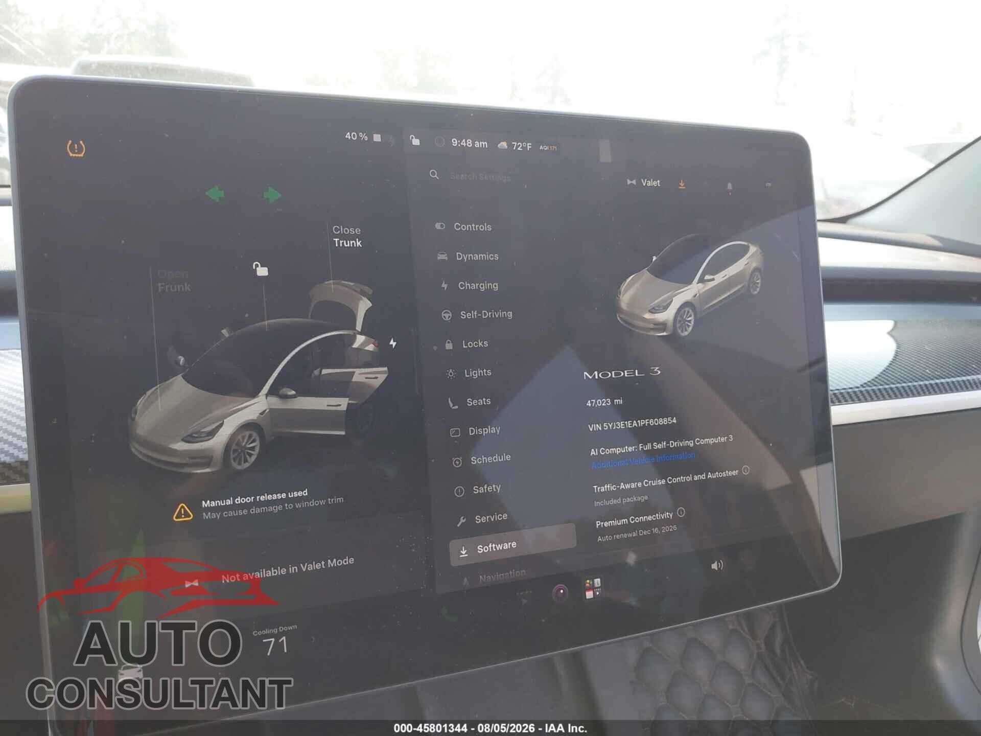 TESLA MODEL 3 2023 - 5YJ3E1EA1PF608854