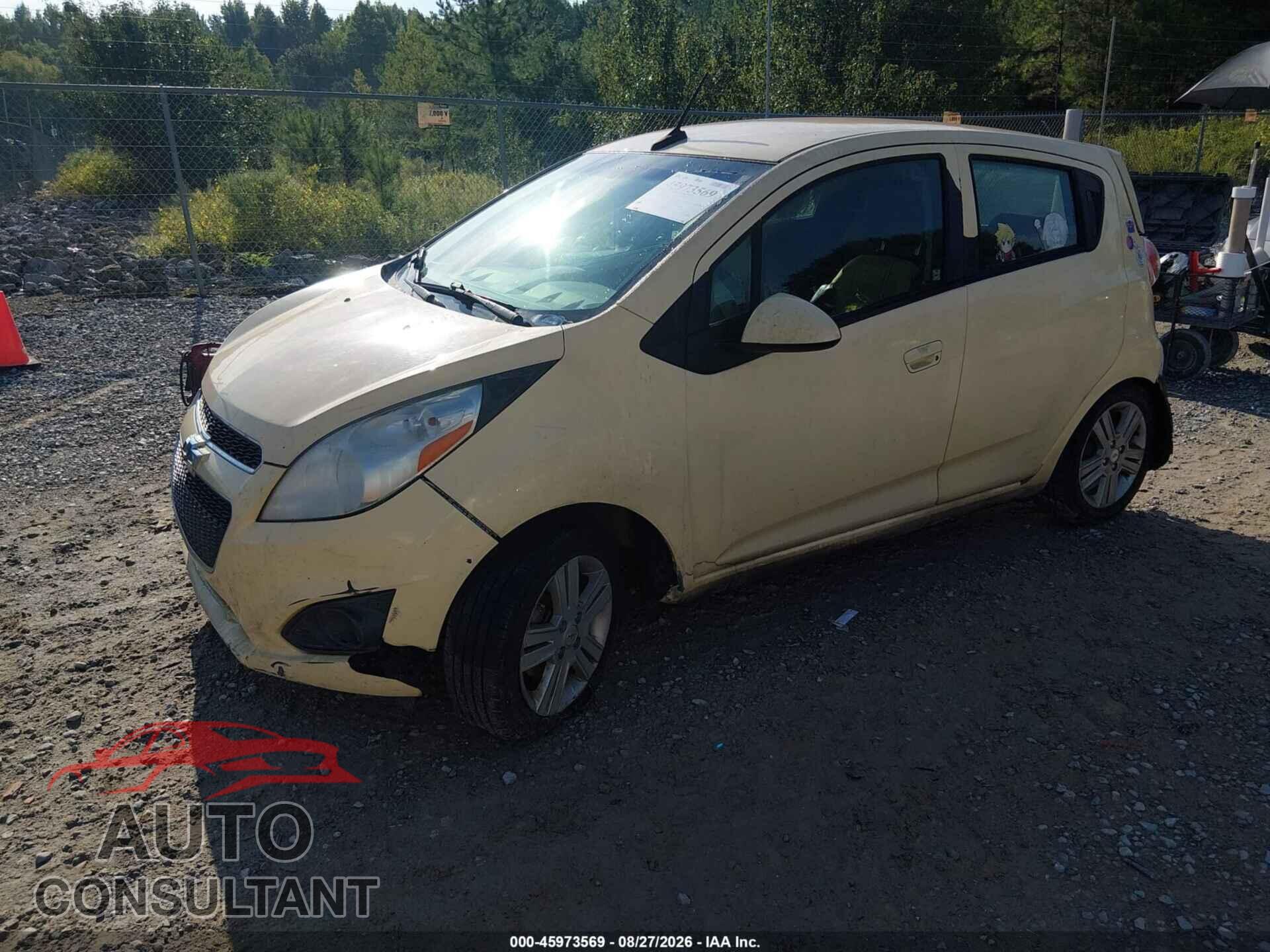 CHEVROLET SPARK 2013 - KL8CD6S98DC617093