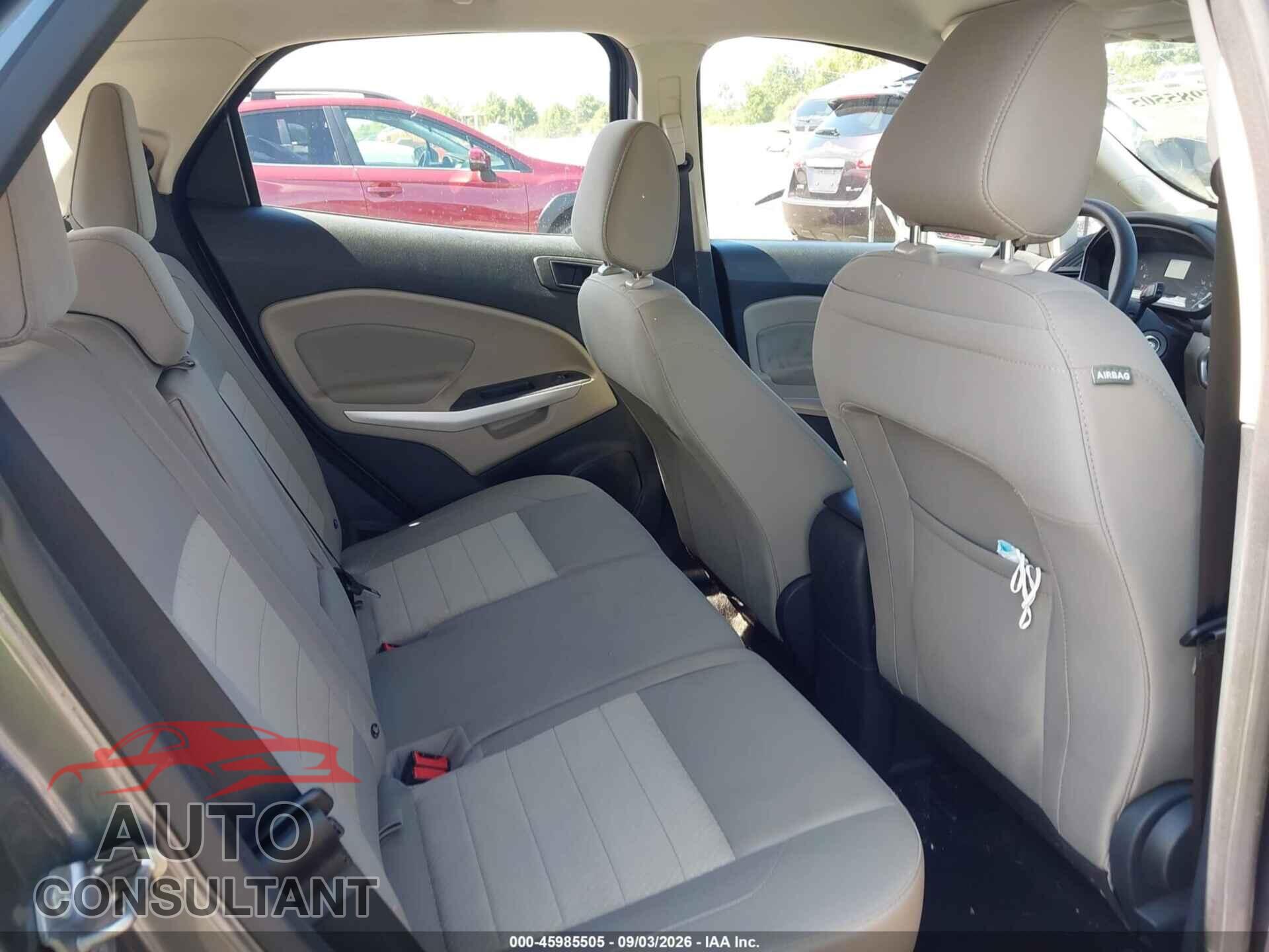 FORD ECOSPORT 2019 - MAJ6S3FL5KC304827