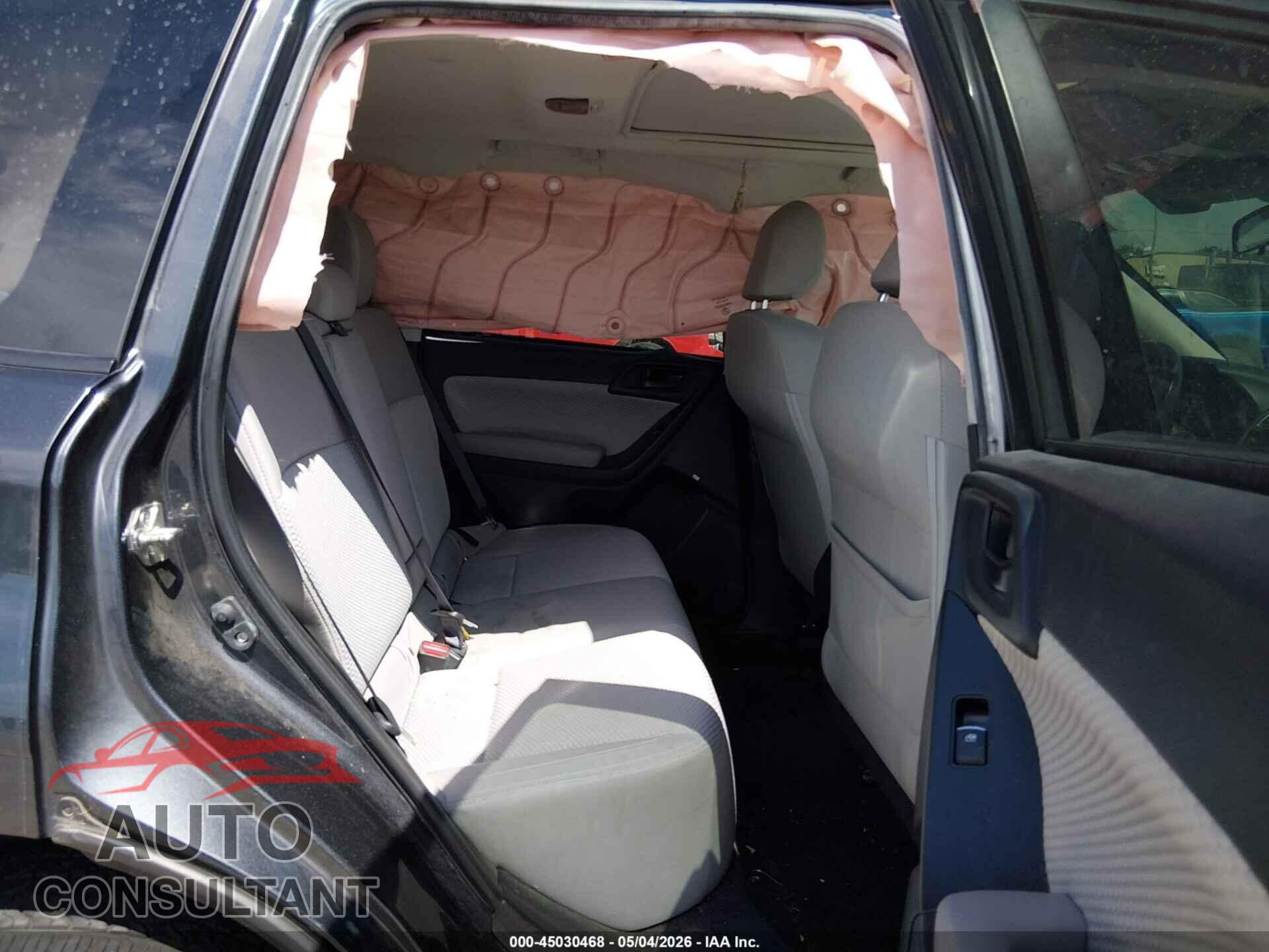 SUBARU FORESTER 2017 - JF2SJAGC9HH525326