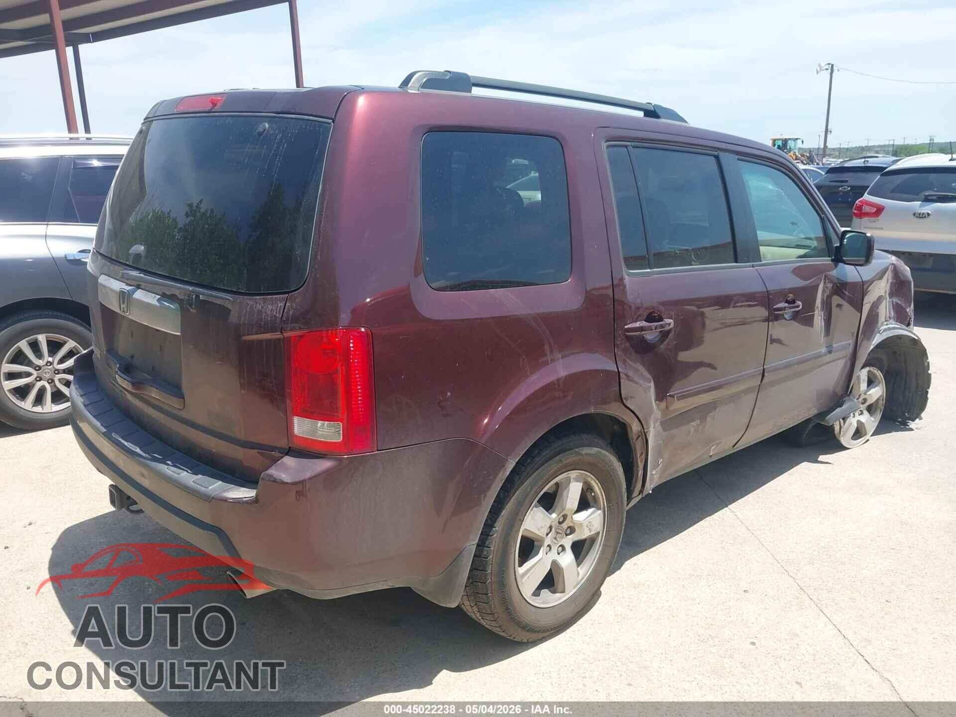 HONDA PILOT 2011 - 5FNYF3H67BB023209