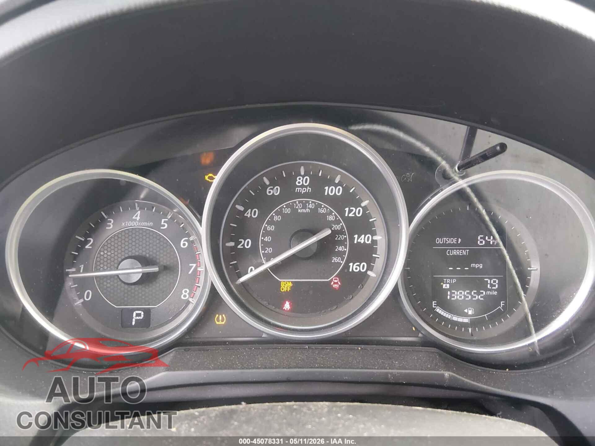 MAZDA MAZDA6 2015 - JM1GJ1V59F1200318