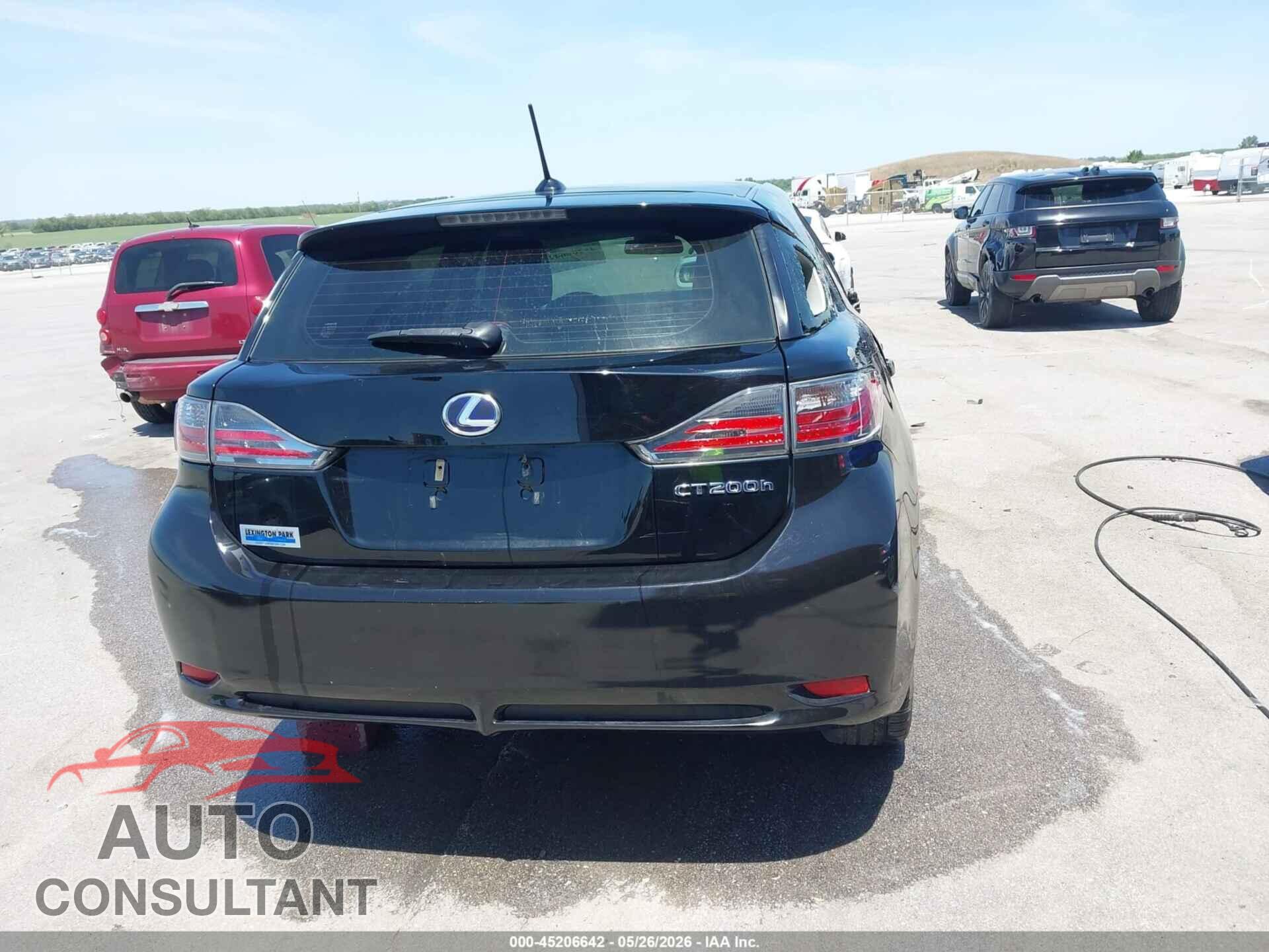 LEXUS CT 200H 2012 - JTHKD5BH1C2072295