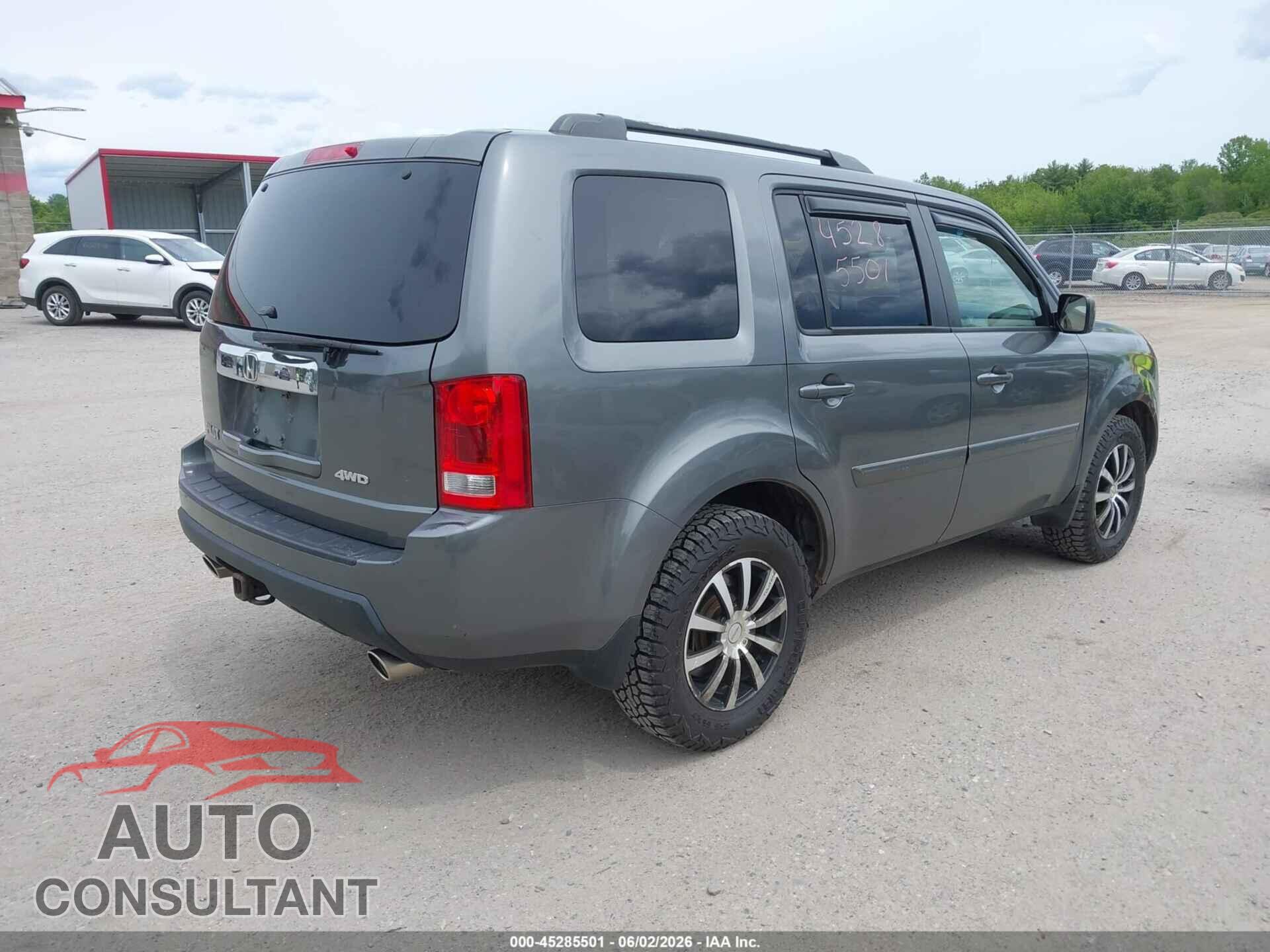 HONDA PILOT 2009 - 5FNYF48609B016862