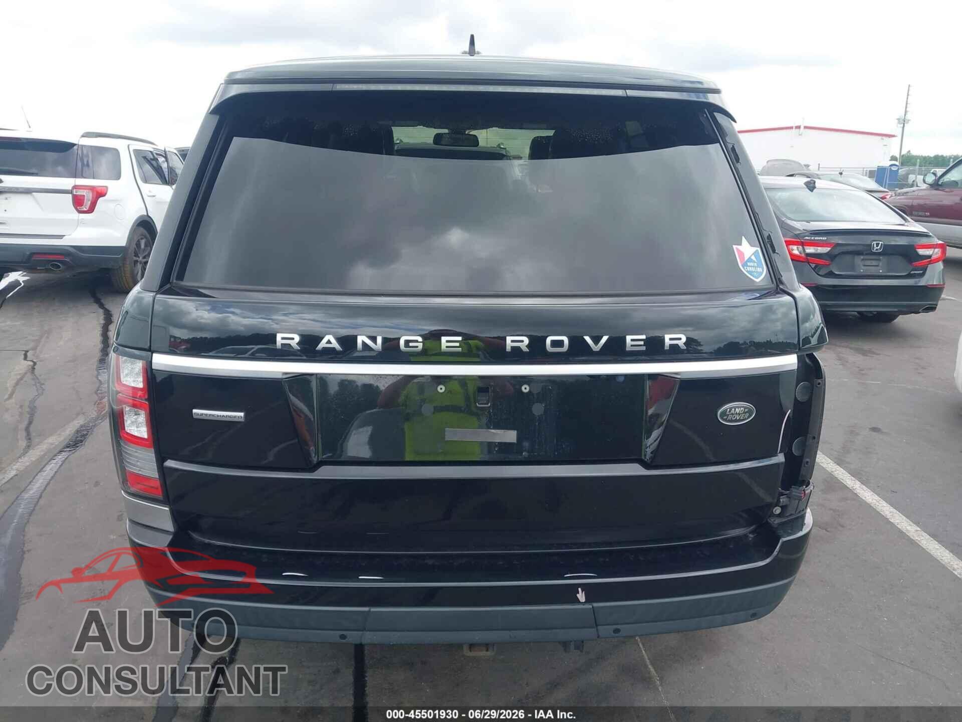LAND ROVER RANGE ROVER 2016 - SALGS2EF3GA278647