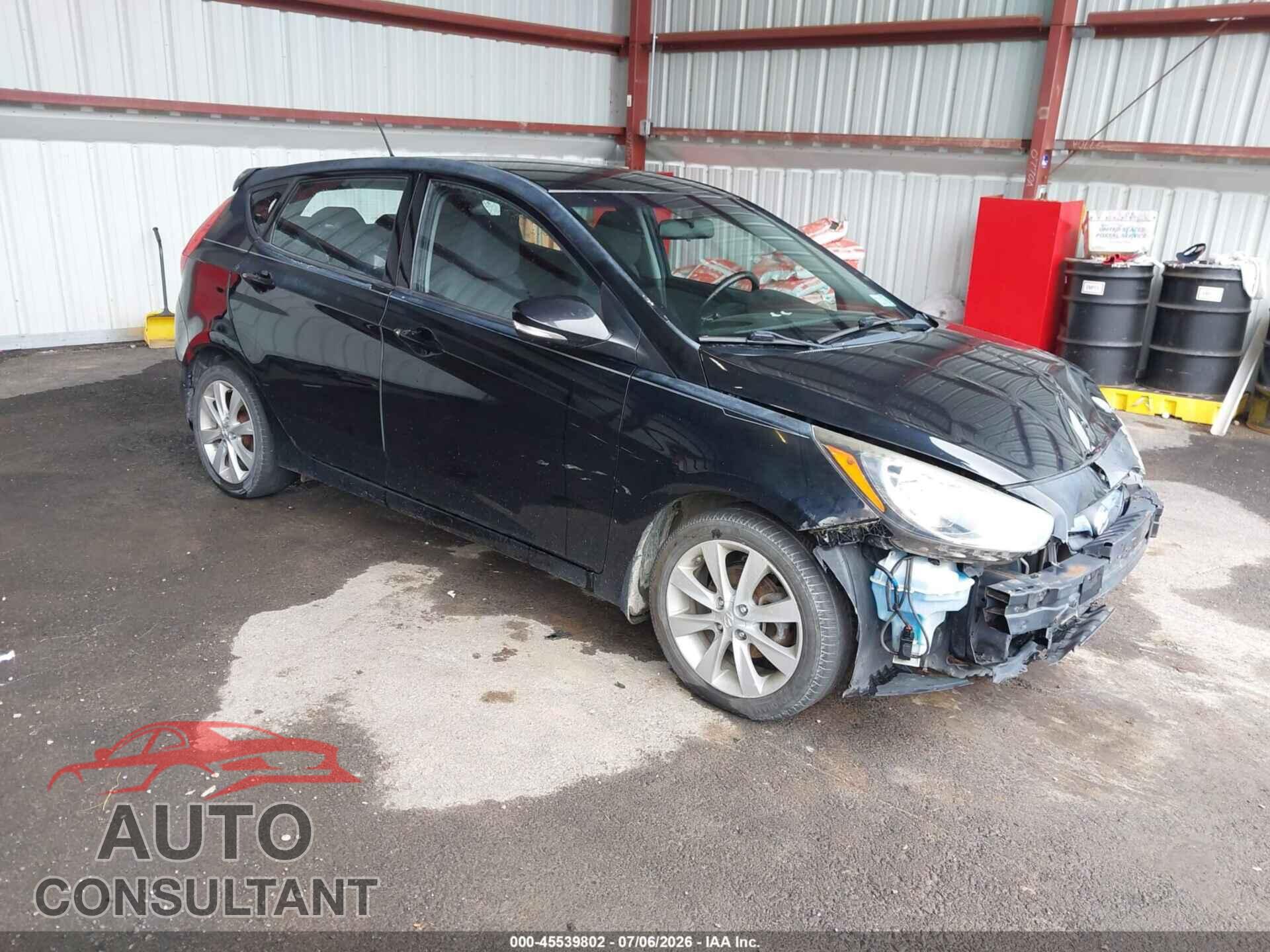 HYUNDAI ACCENT 2013 - KMHCU5AEXDU100643