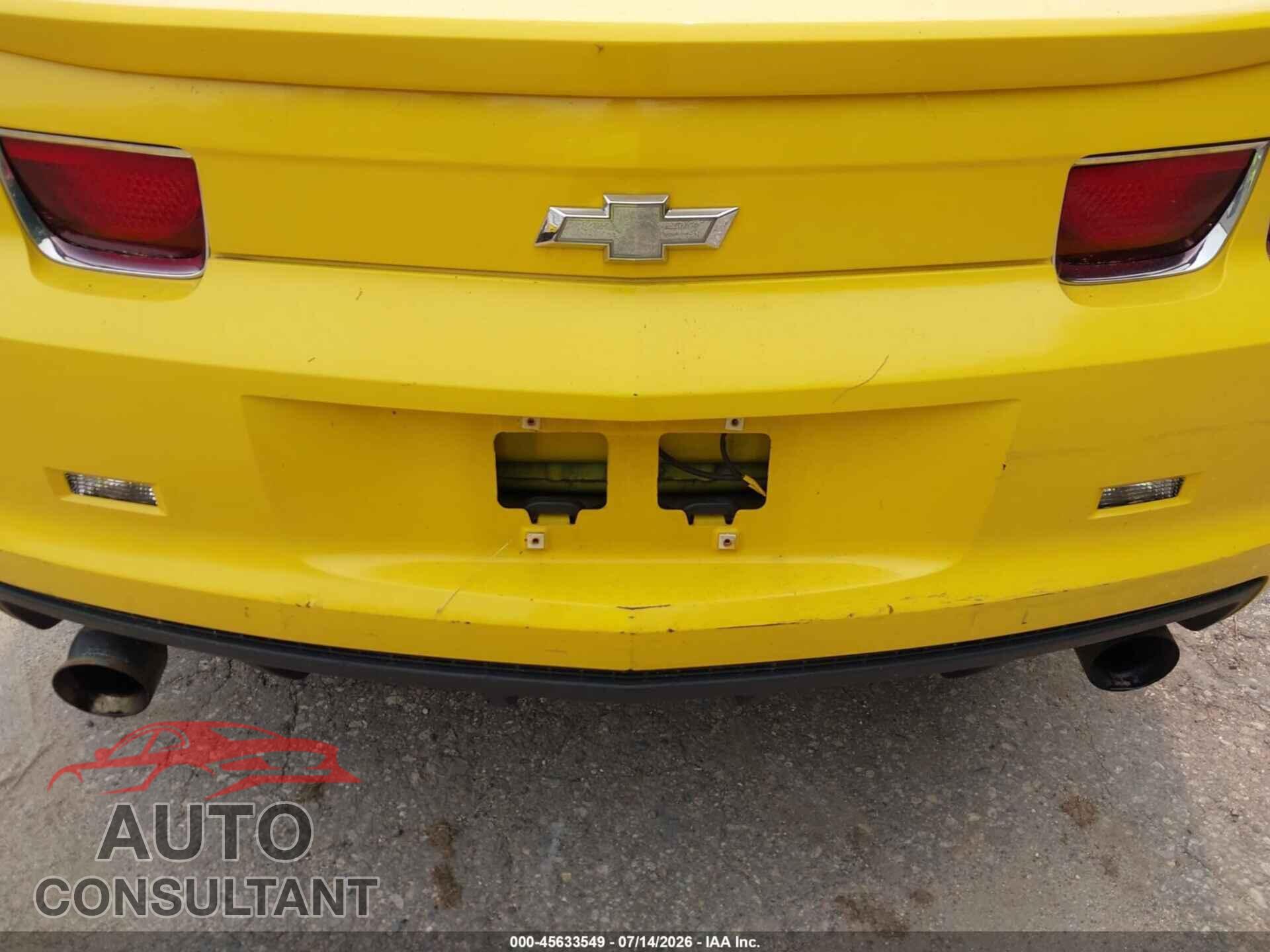 CHEVROLET CAMARO 2010 - 2G1FF1EV4A9155377