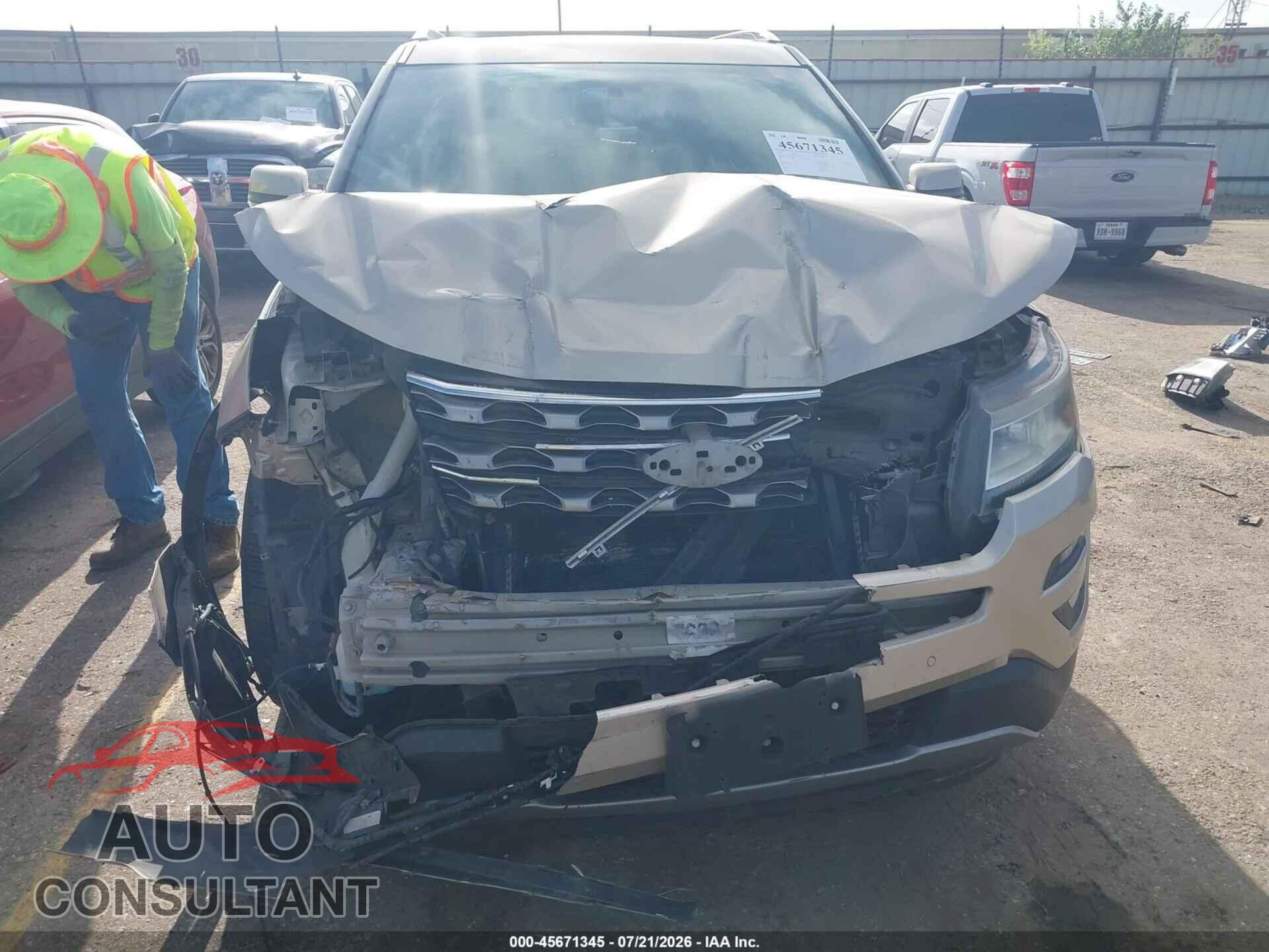 FORD EXPLORER 2017 - 1FM5K7F89HGA58595