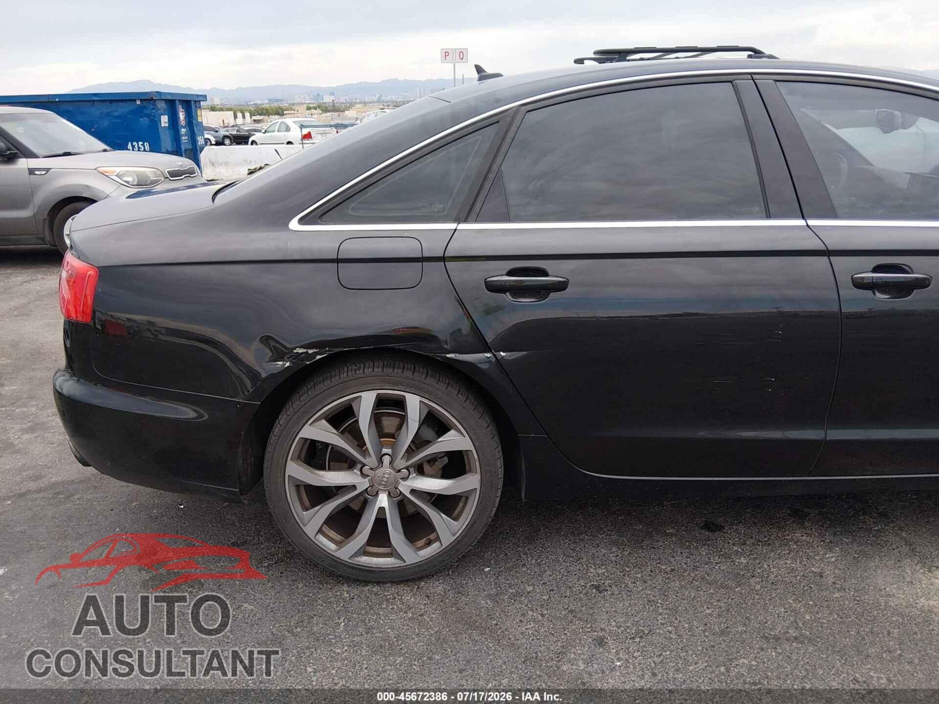AUDI A6 2013 - WAUGGAFC4DN127793