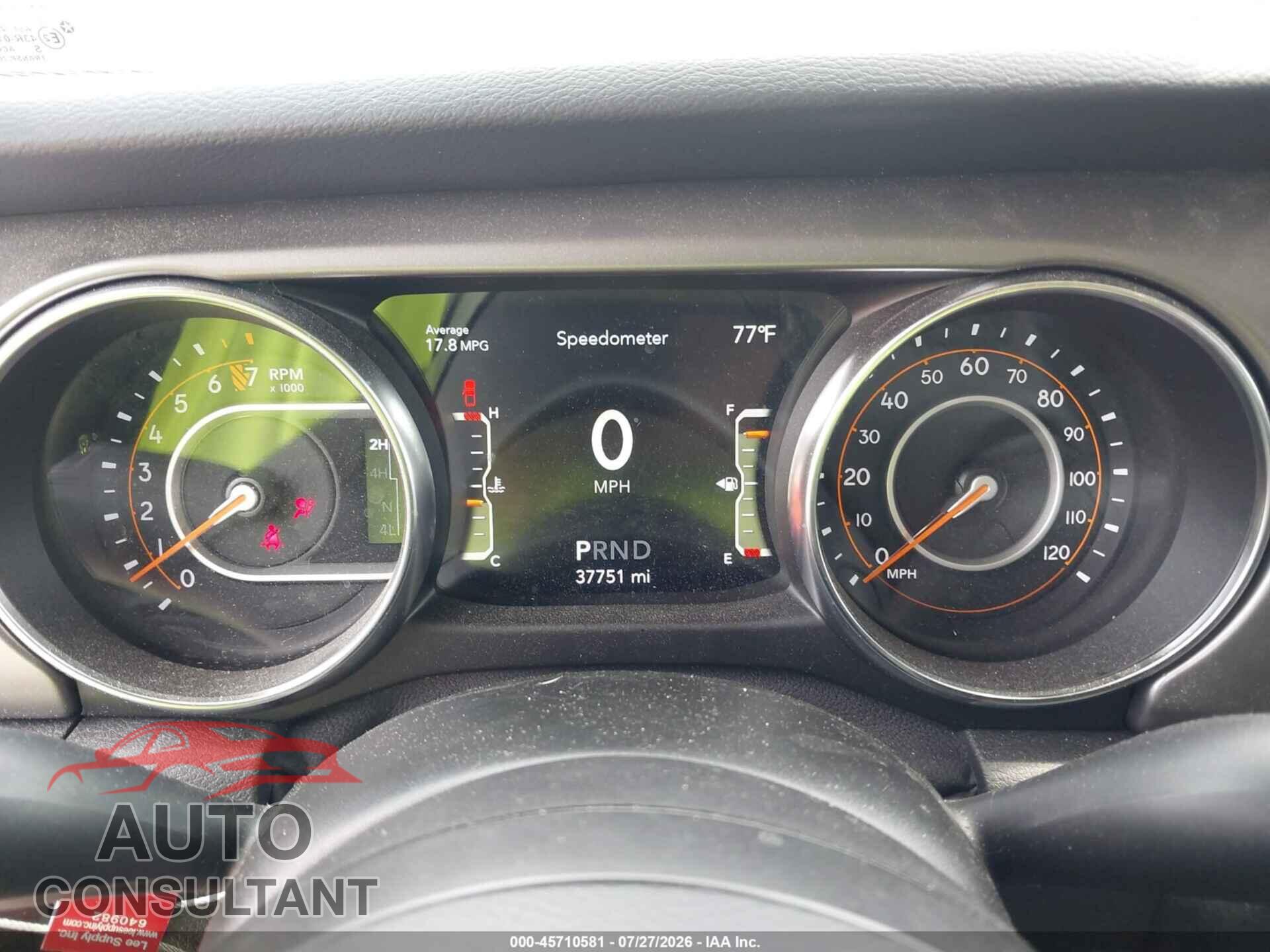 JEEP GLADIATOR 2021 - 1C6HJTAG8ML611872