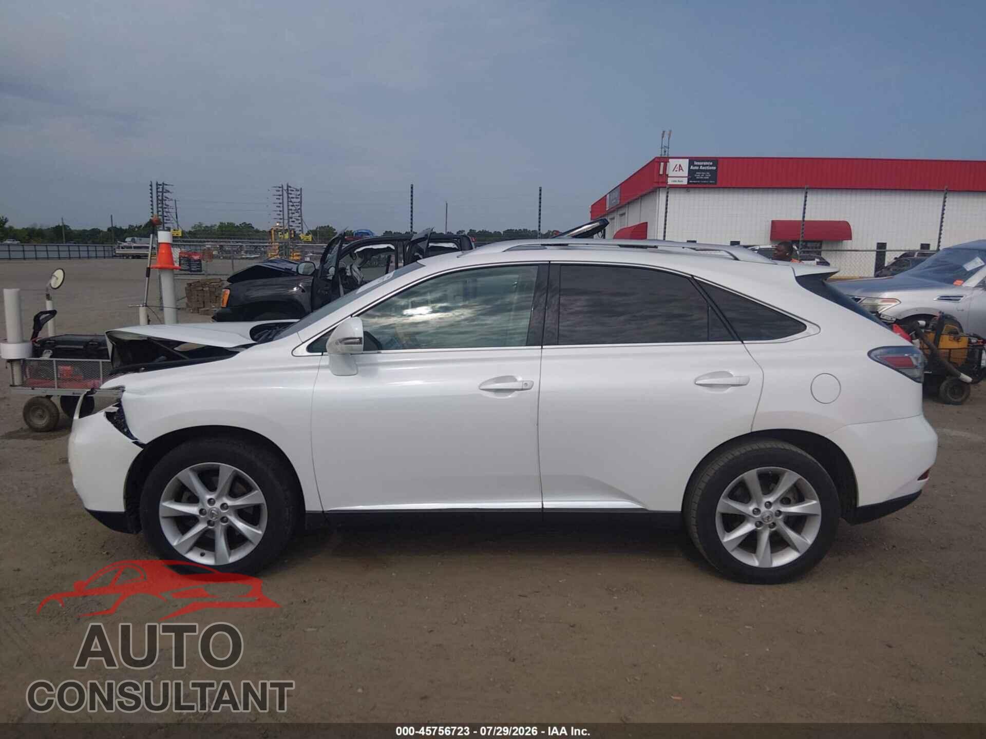 LEXUS RX 350 2012 - 2T2ZK1BA2CC071977
