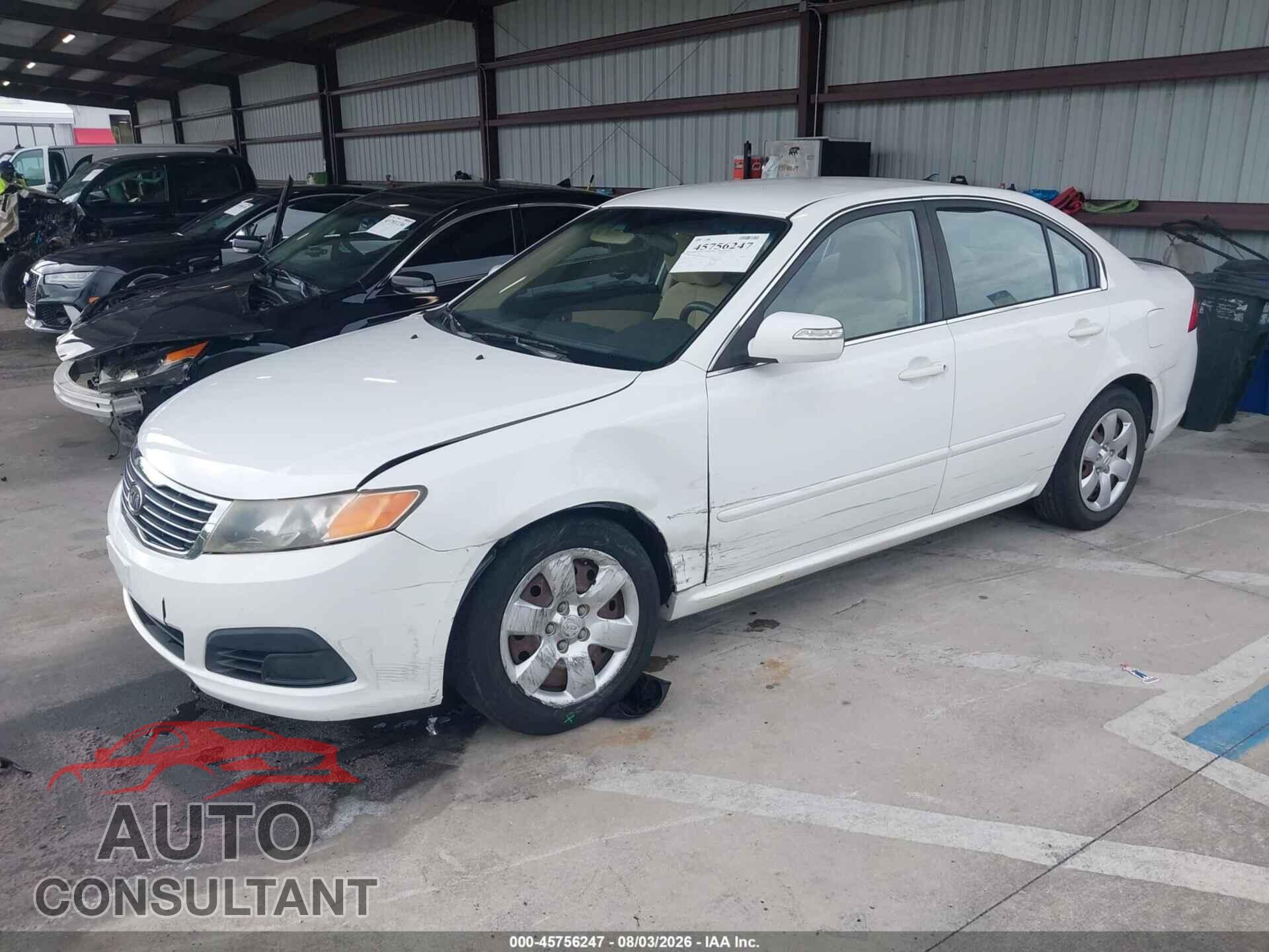 KIA OPTIMA 2009 - KNAGE228X95349436