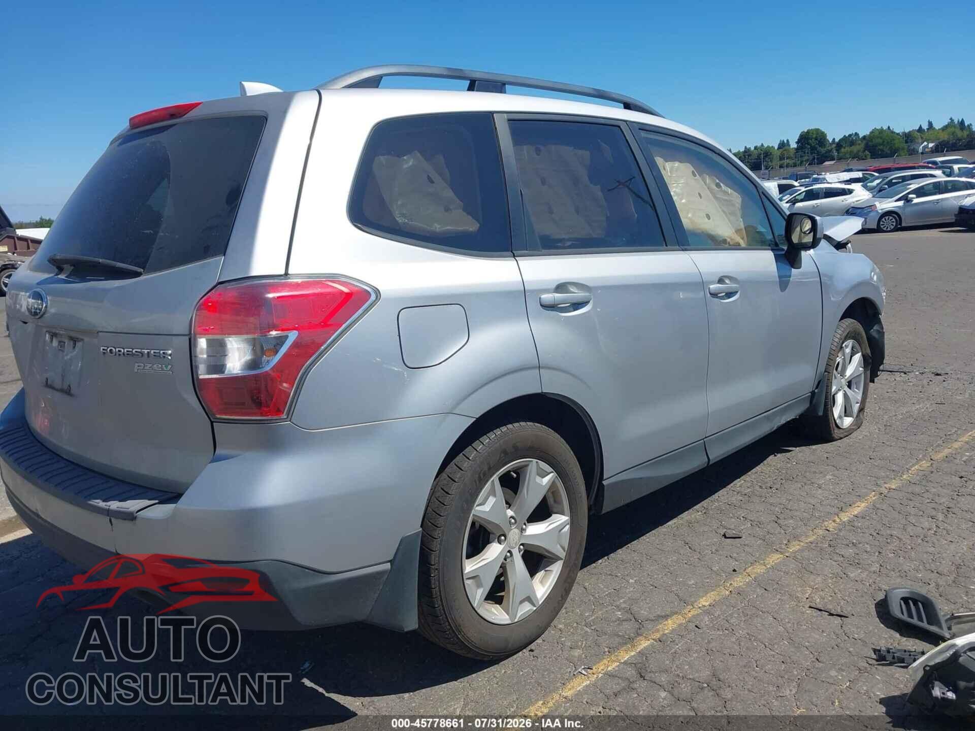 SUBARU FORESTER 2016 - JF2SJADC8GH533565