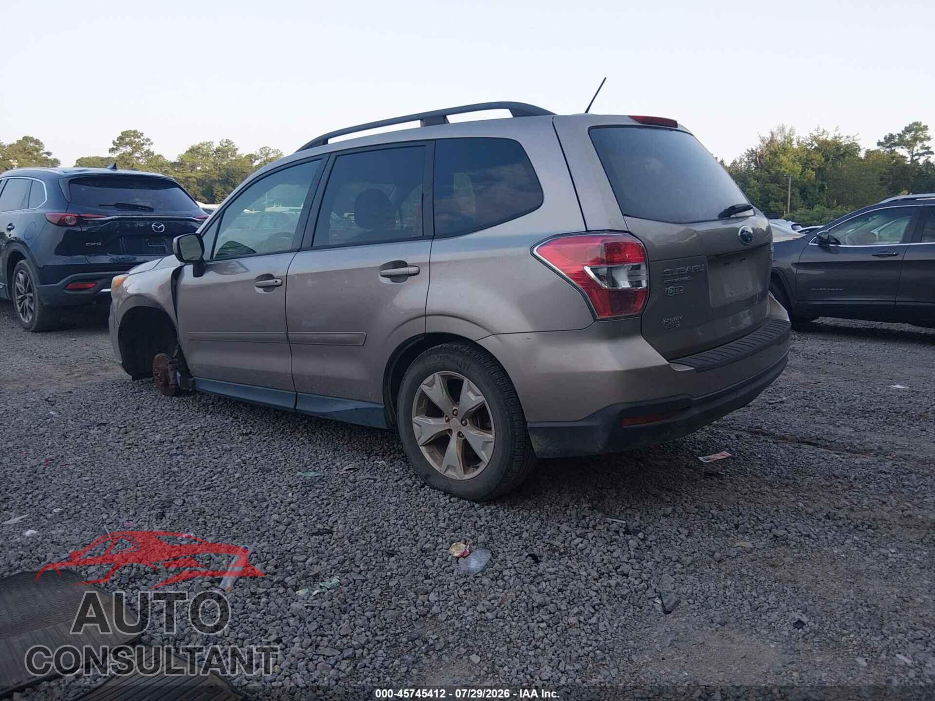 SUBARU FORESTER 2015 - JF2SJADC4FH414524