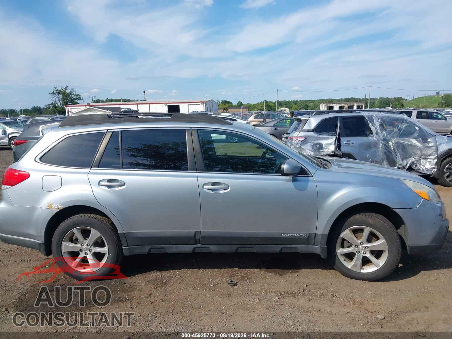 SUBARU OUTBACK 2014 - 4S4BRBLC7E3204523