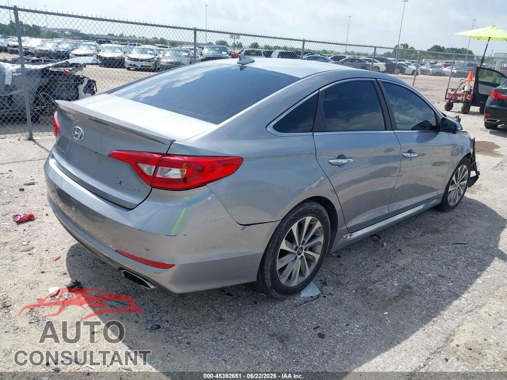 HYUNDAI SONATA 2017 - 5NPE34AF4HH457724
