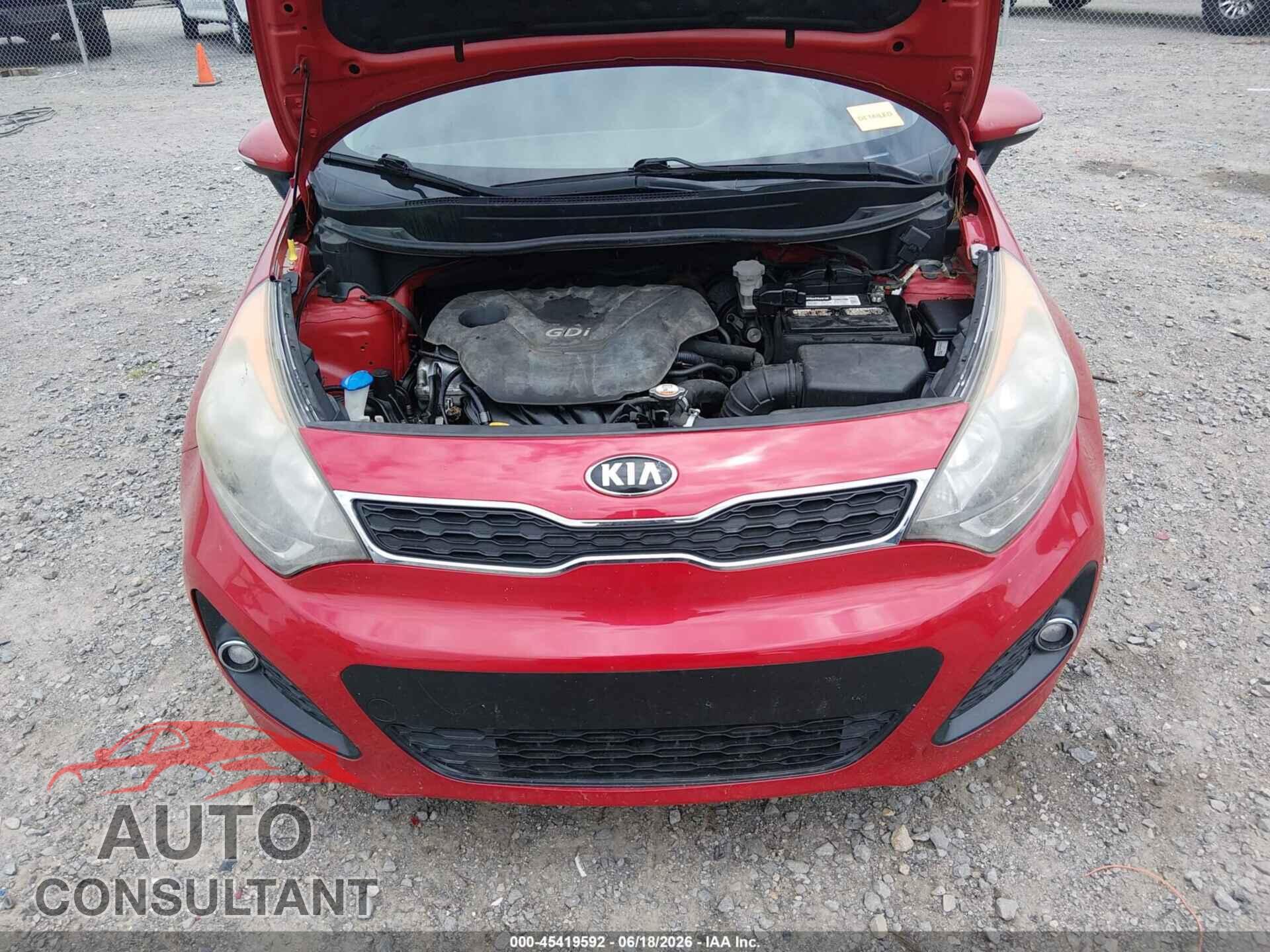 KIA RIO 2015 - KNADN5A33F6441181