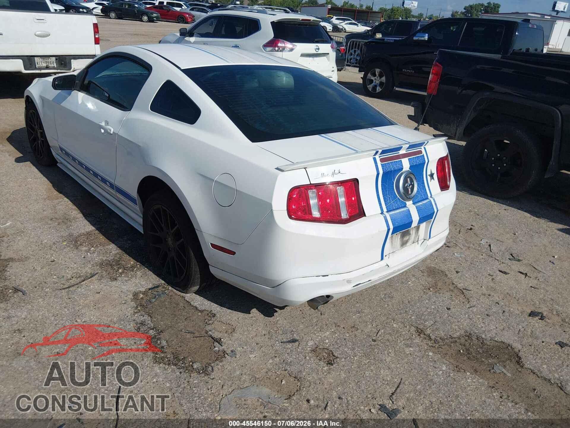 FORD MUSTANG 2012 - 1ZVBP8AM7C5221586