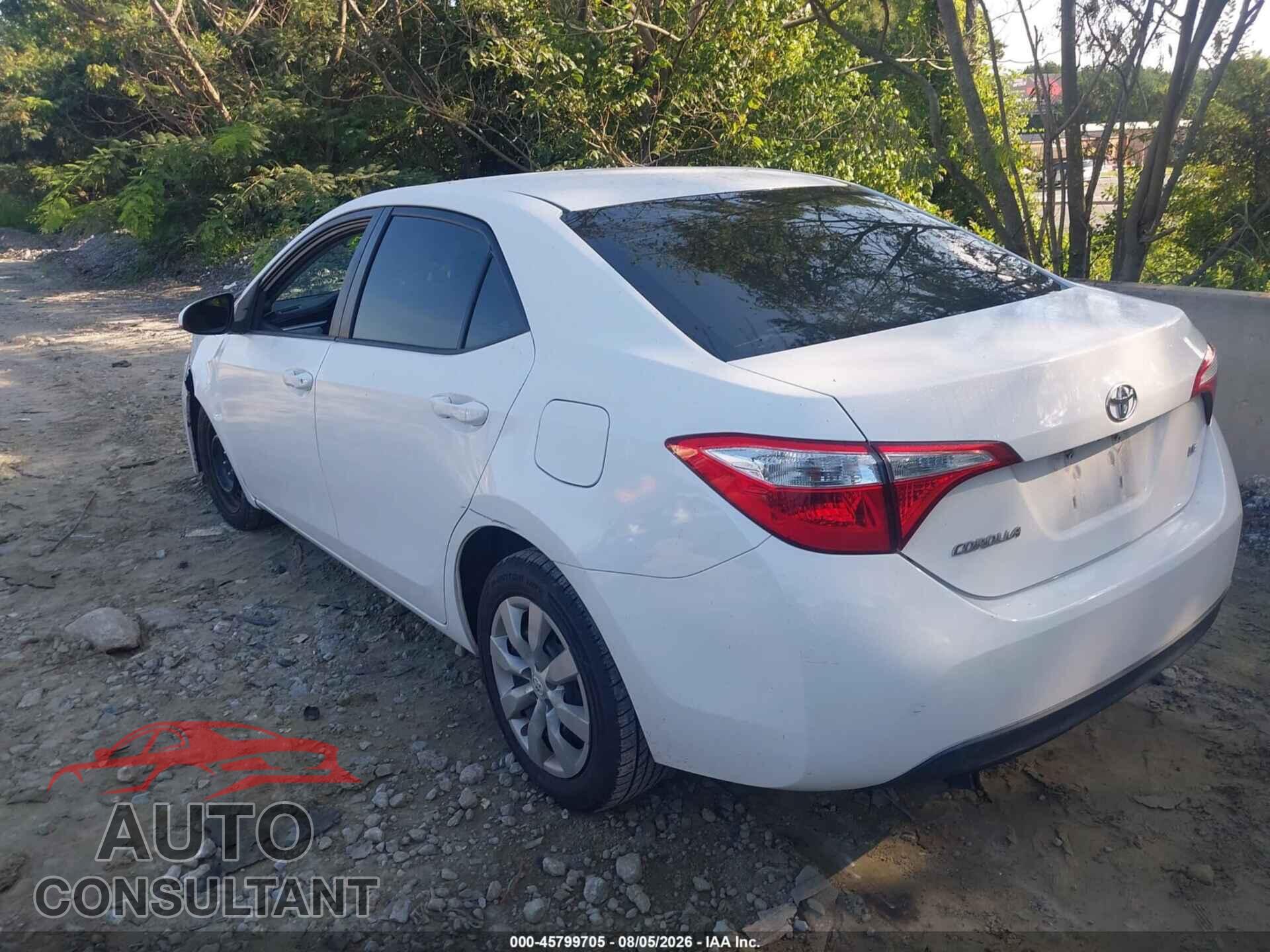 TOYOTA COROLLA 2015 - 2T1BURHE9FC341641