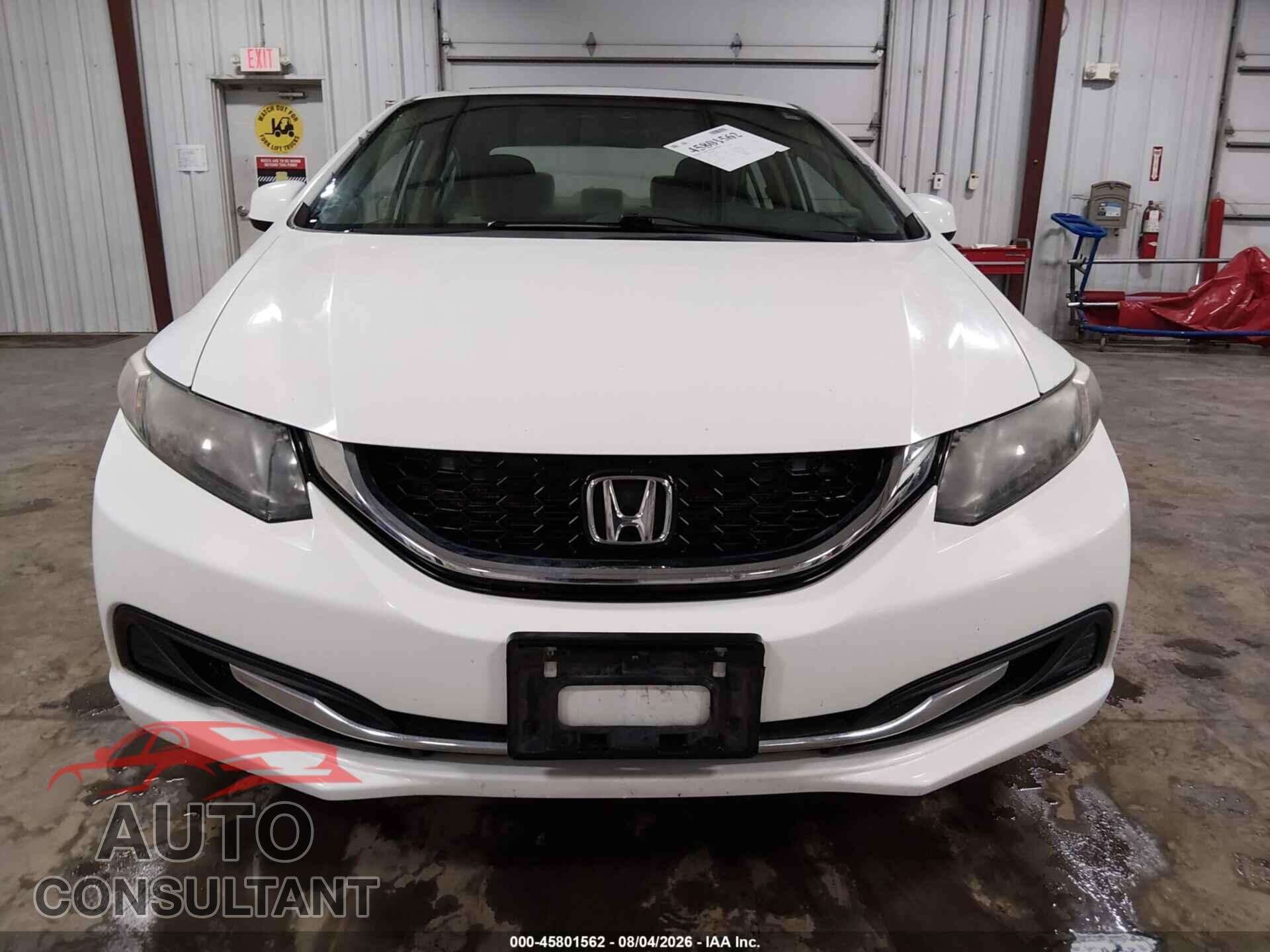 HONDA CIVIC 2013 - 19XFB2F85DE090921