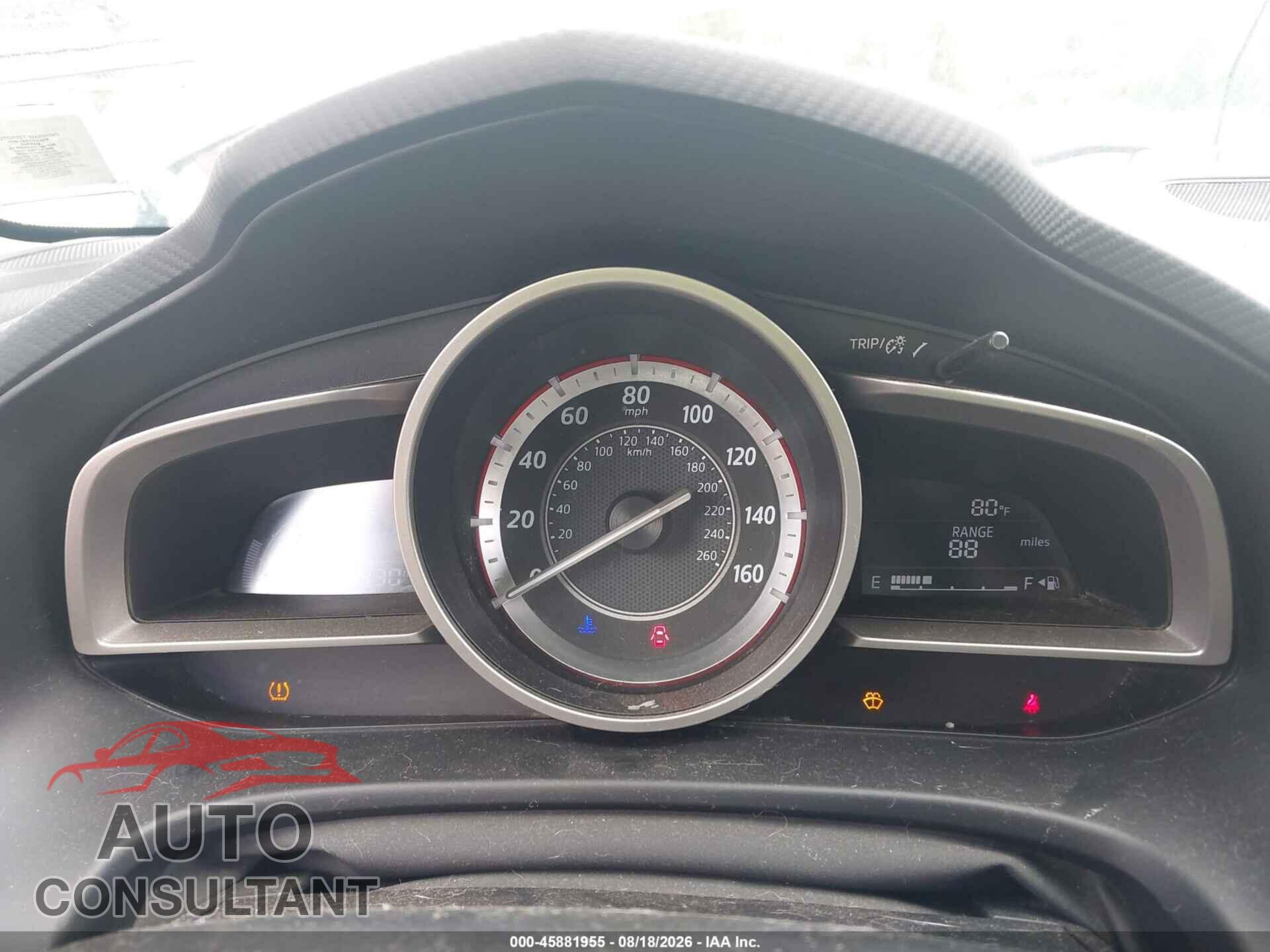 MAZDA MAZDA3 2014 - JM1BM1K73E1171002