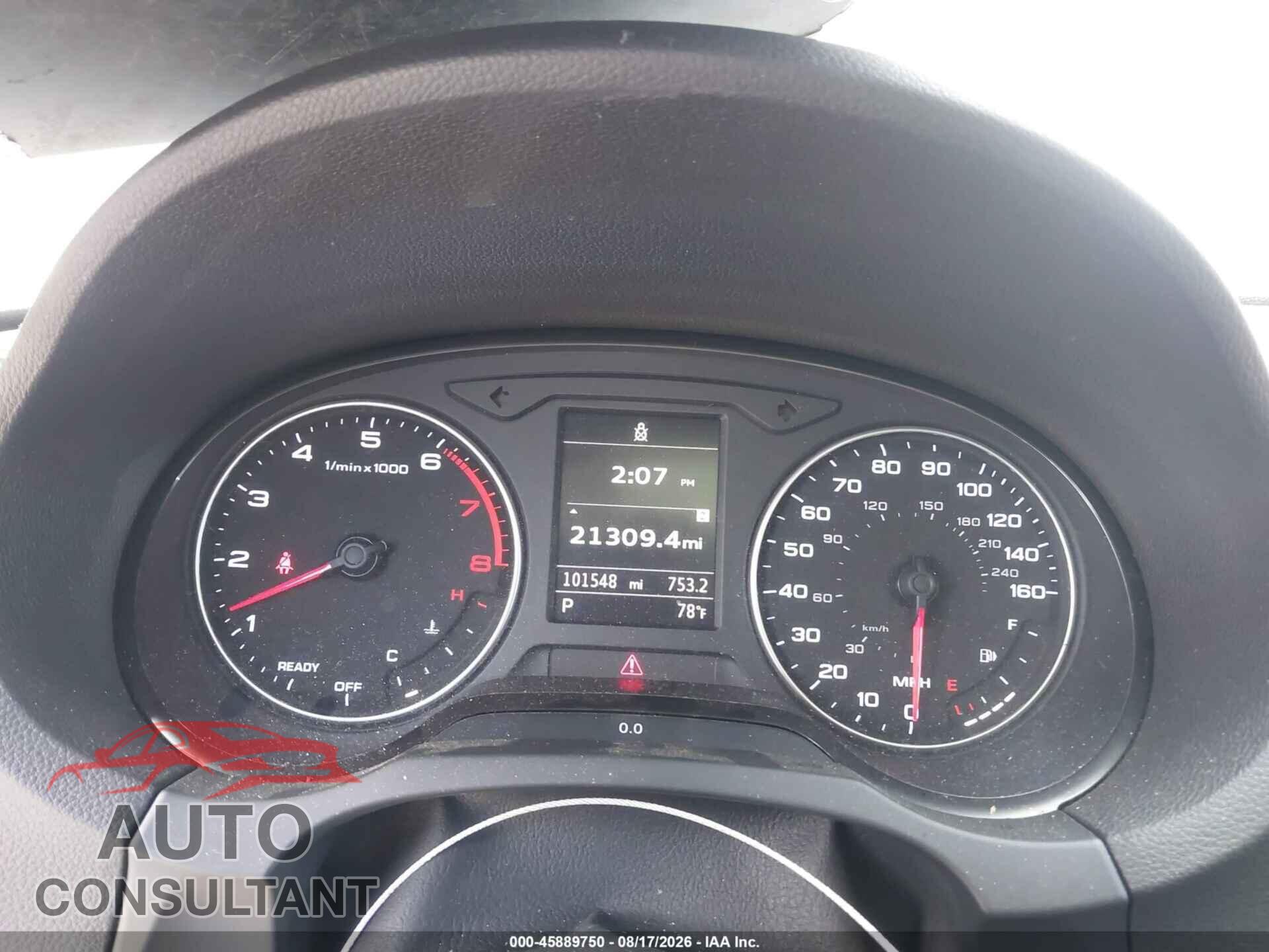 AUDI A3 2016 - WAUA7GFF3G1003416