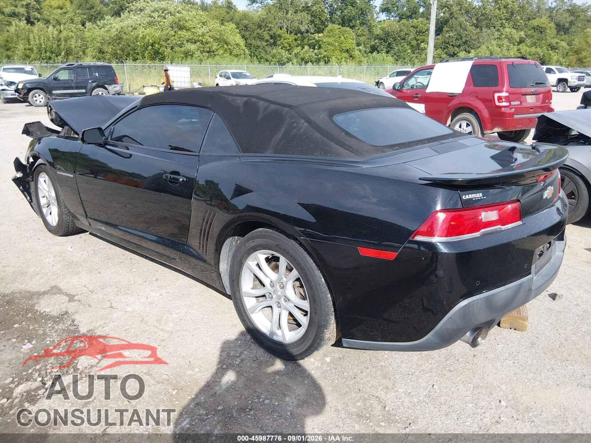 CHEVROLET CAMARO 2015 - 2G1FD3D39F9274230