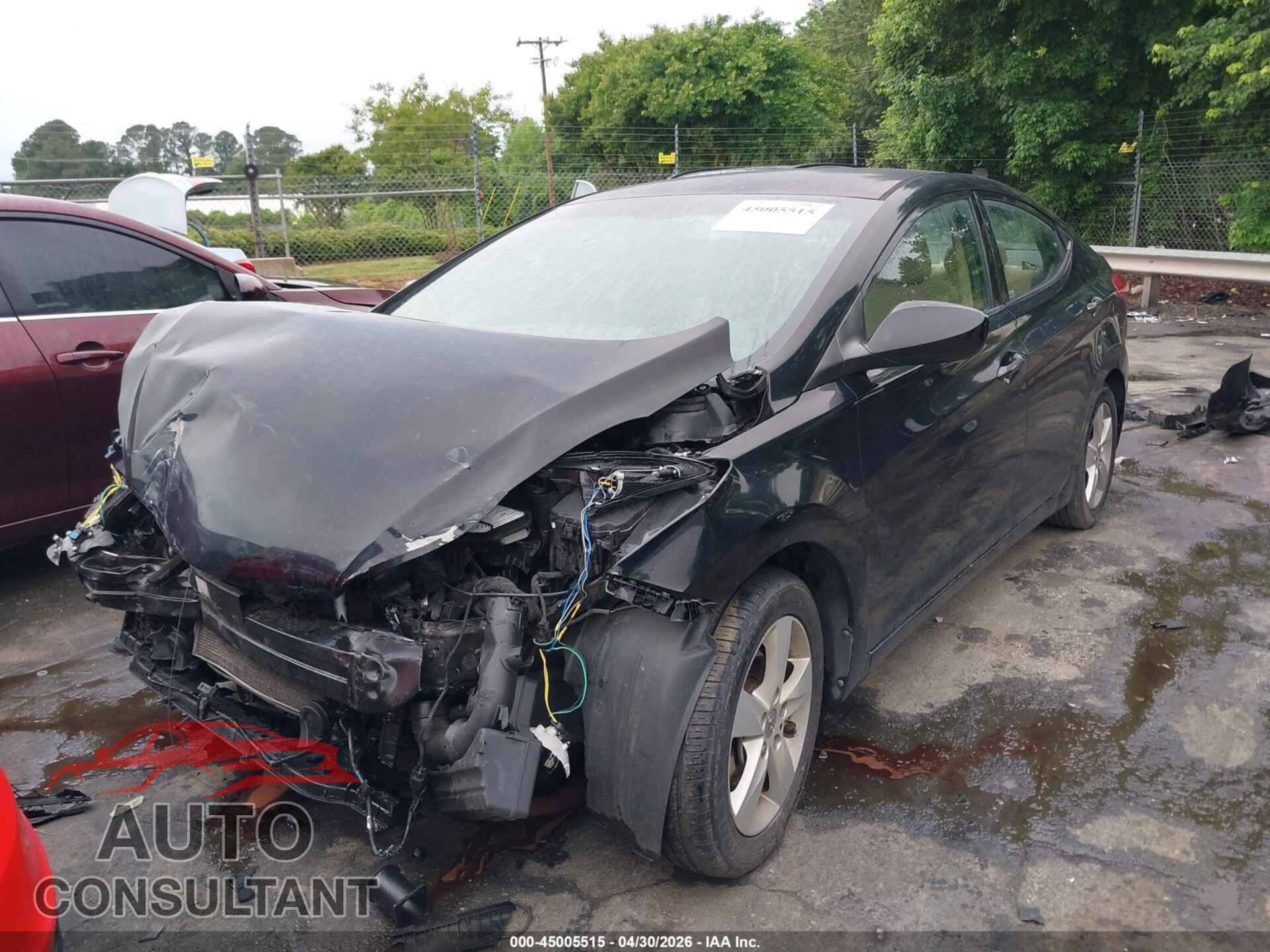 HYUNDAI ELANTRA 2013 - KMHDH4AE5DU794080