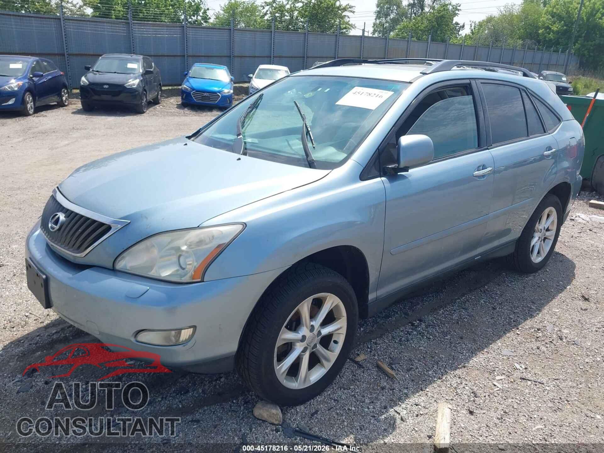 LEXUS RX 350 2009 - 2T2HK31U39C111558