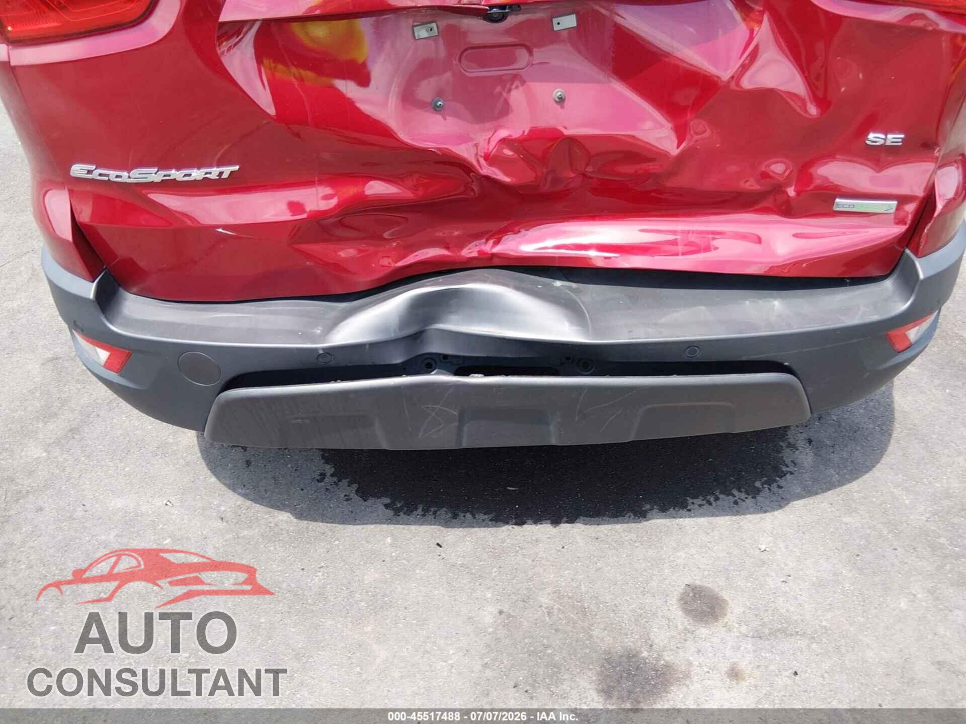 FORD ECOSPORT 2020 - MAJ3S2GE7LC371041