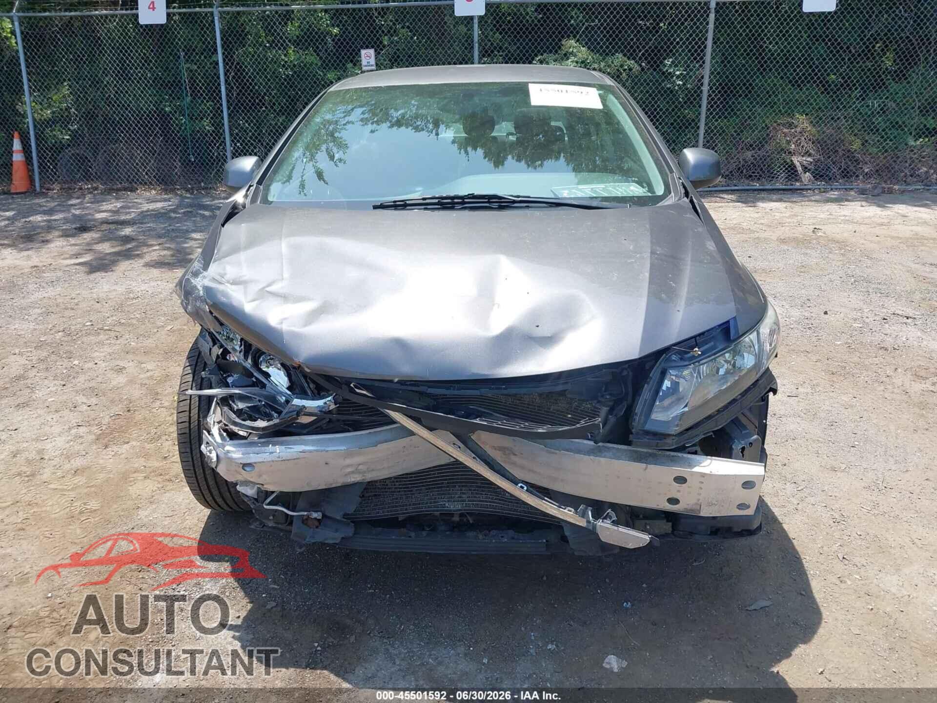 HONDA CIVIC 2013 - 2HGFB2F54DH603166