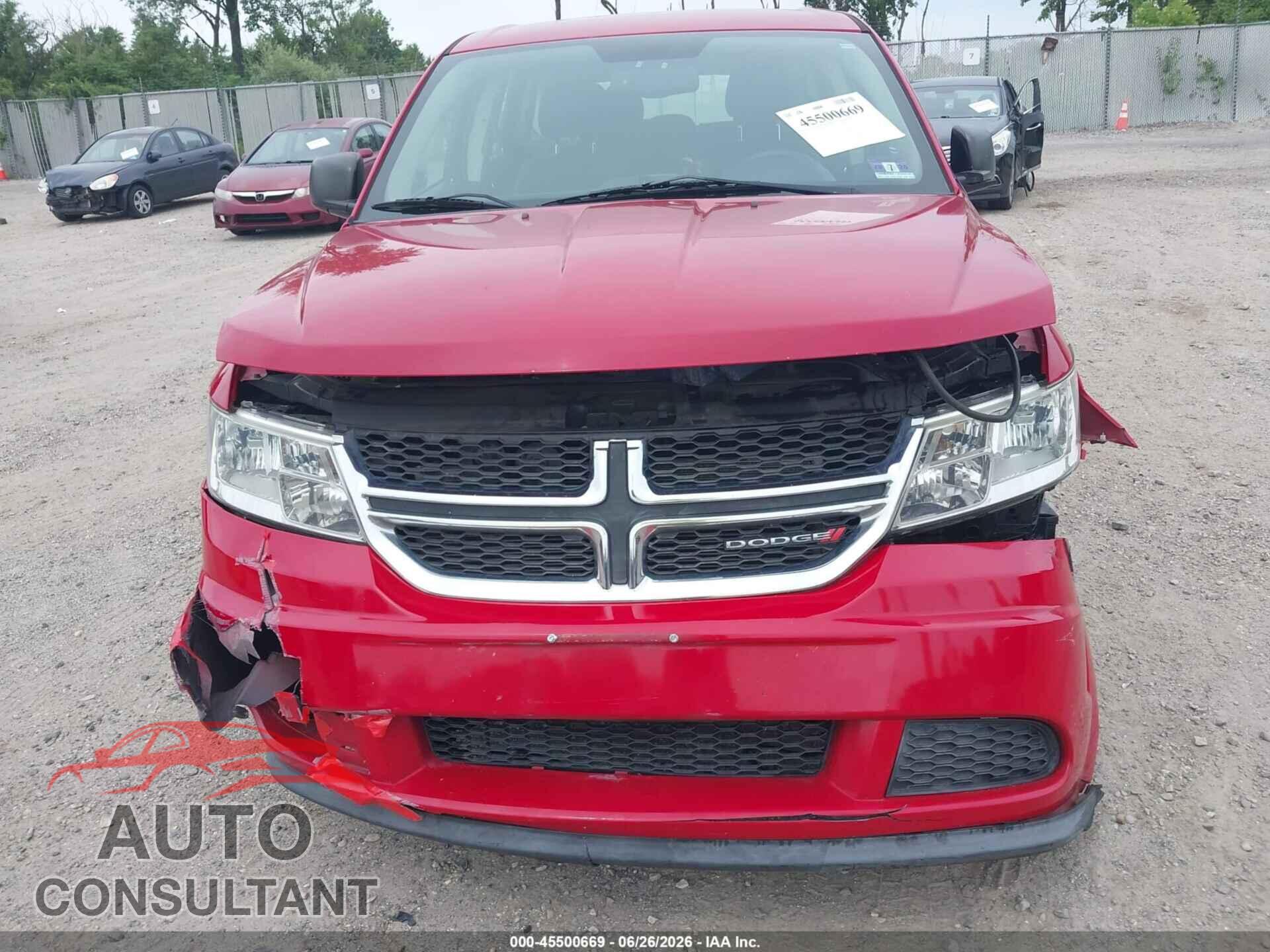 DODGE JOURNEY 2013 - 3C4PDCAB1DT533505